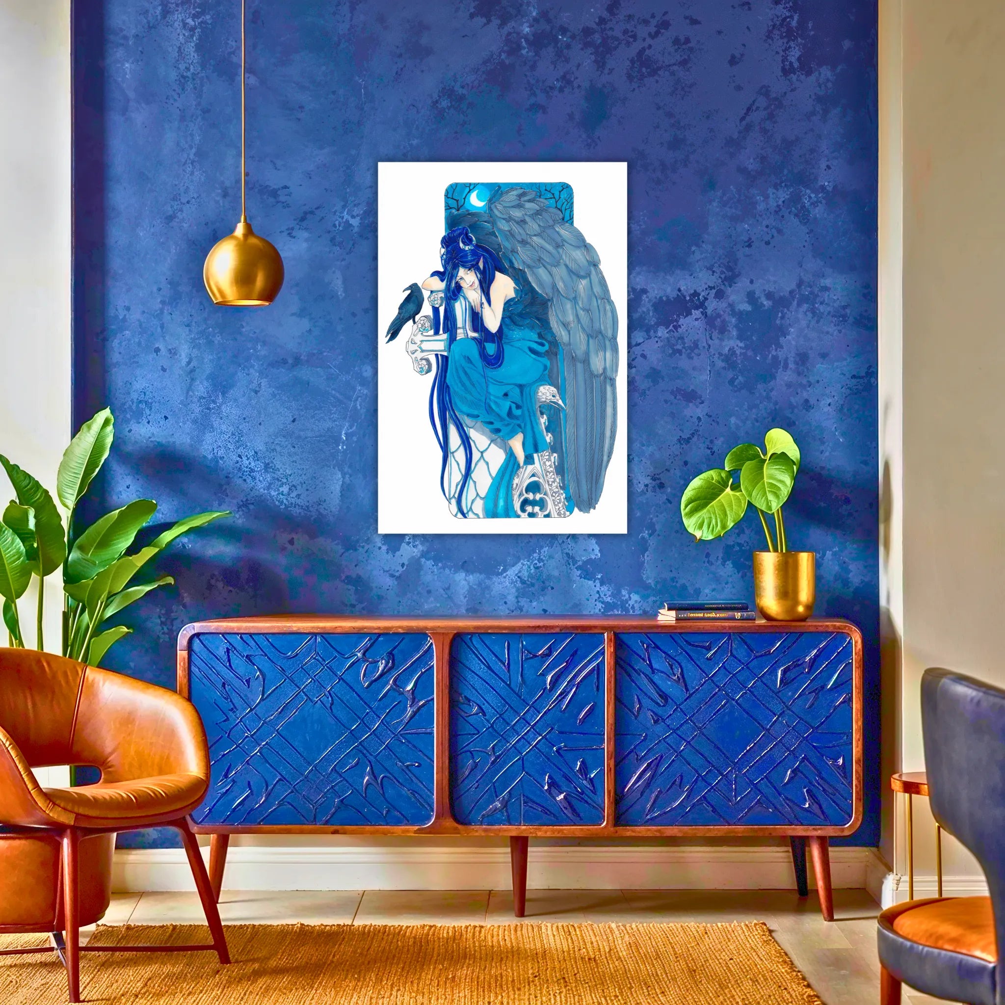 tableau-morrigan-la-reine-fantome-au-dessus-du-buffet | DreamWay