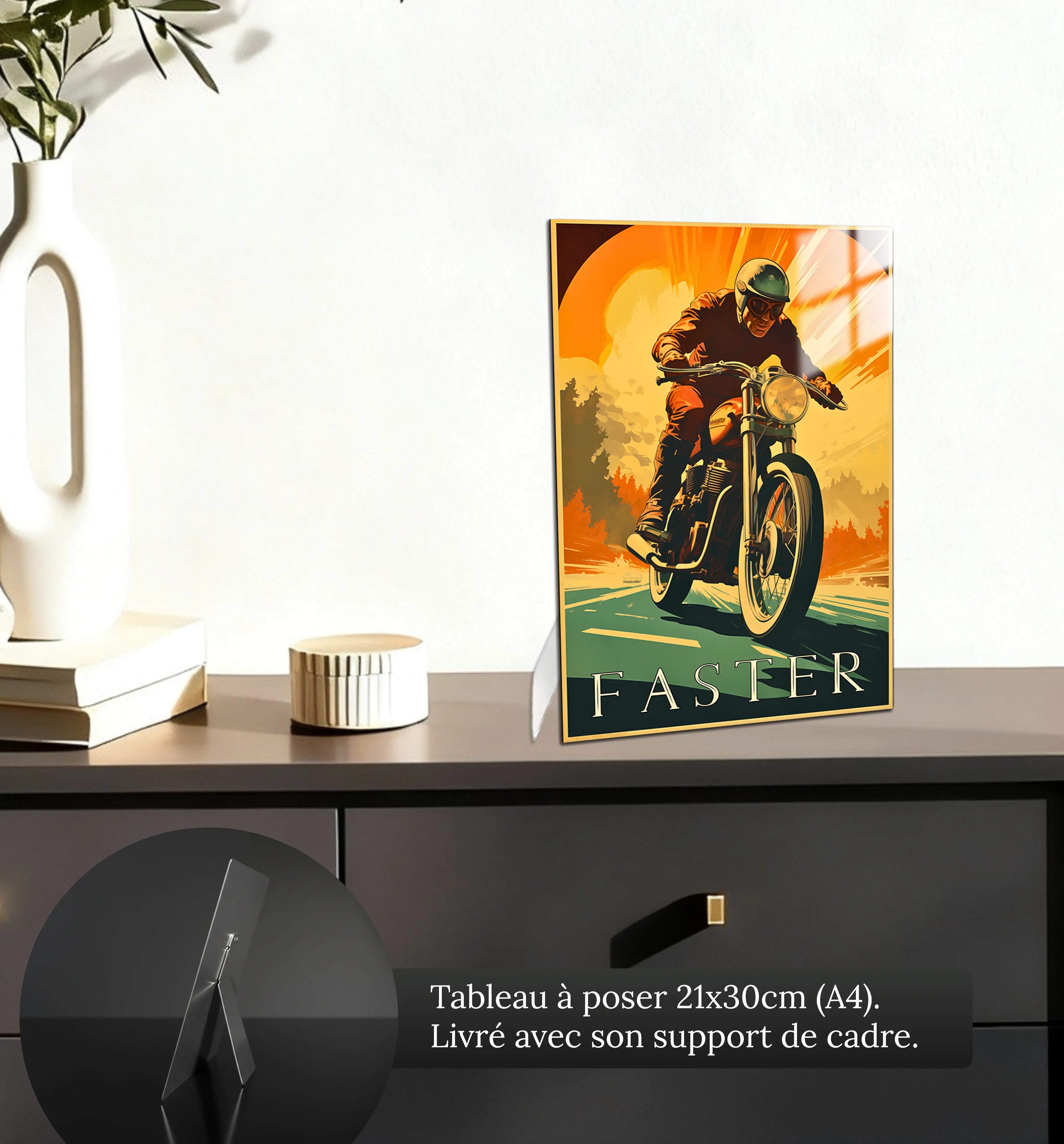 tableau-moto-vintage-petit-format-a-poser-sur-meuble | DreamWay