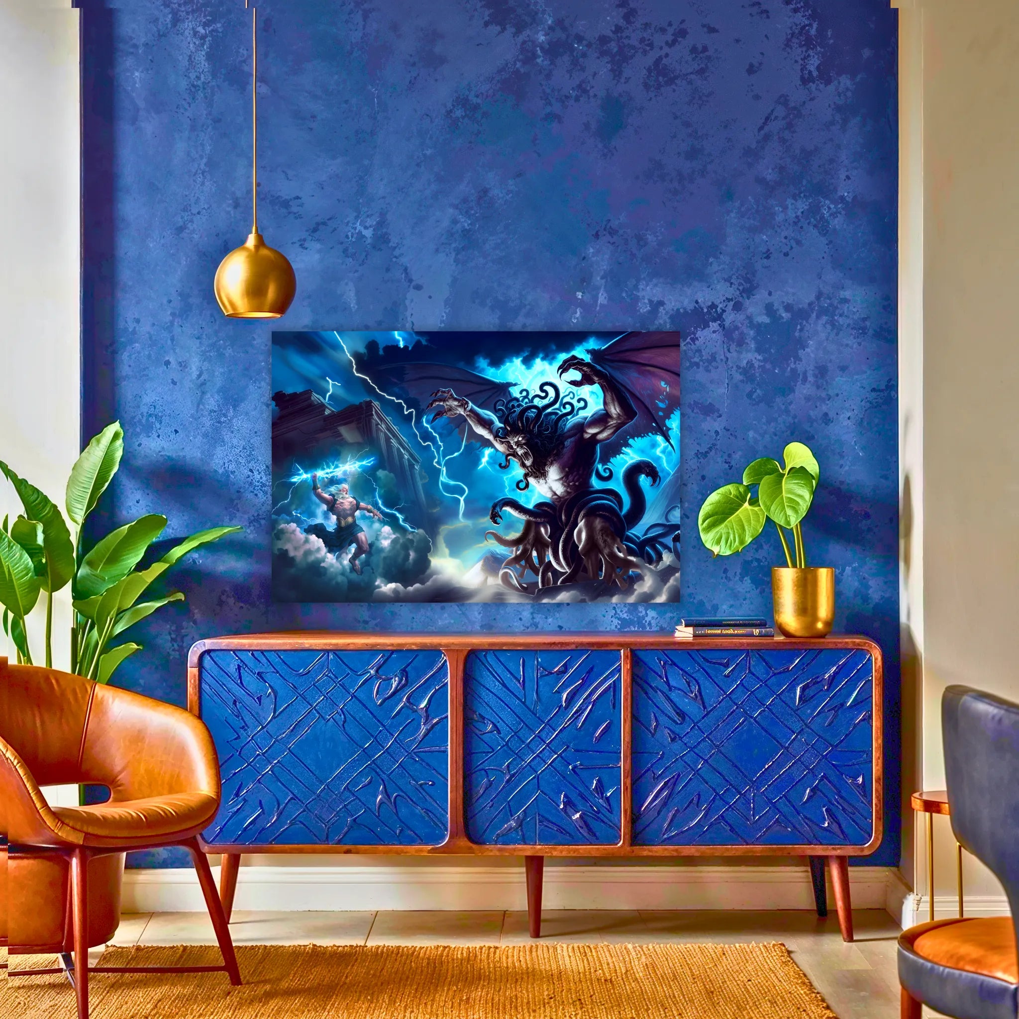 tableau-mythologie-zeus-combat-typhon-au-du-buffet | DreamWay