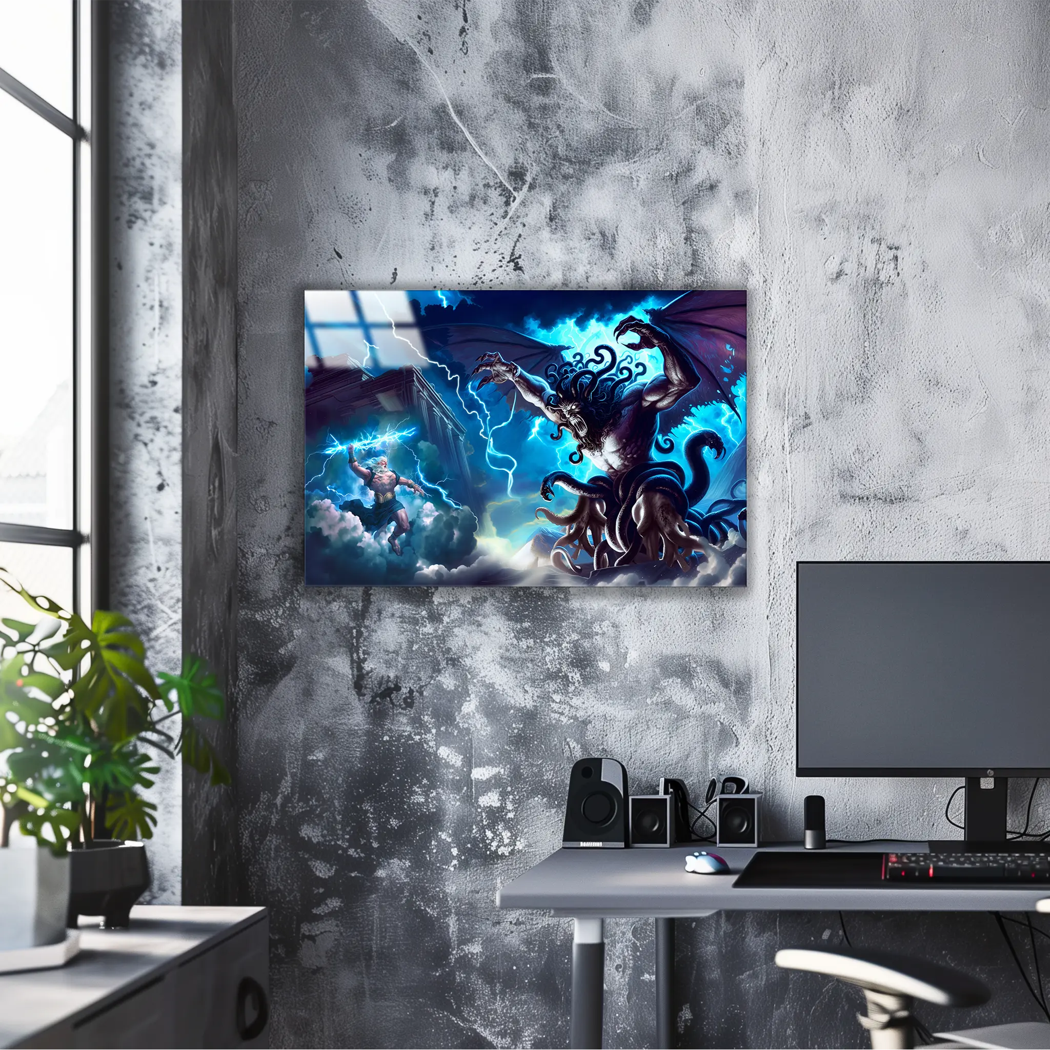 tableau-mythologie-zeus-combat-typhon | DreamWay