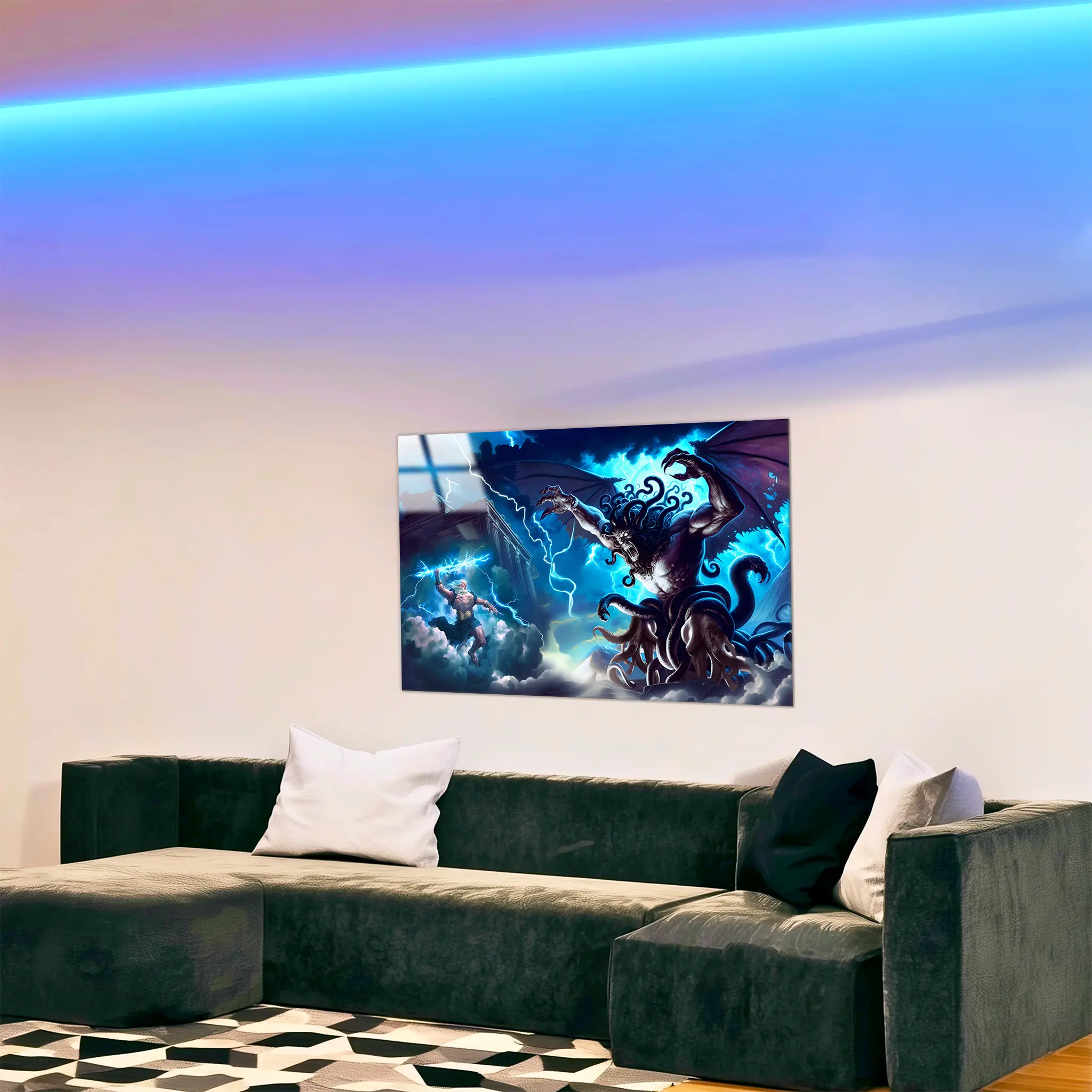 tableau-mythologie-zeus-combat-typhon-dans-le-salon | DreamWay