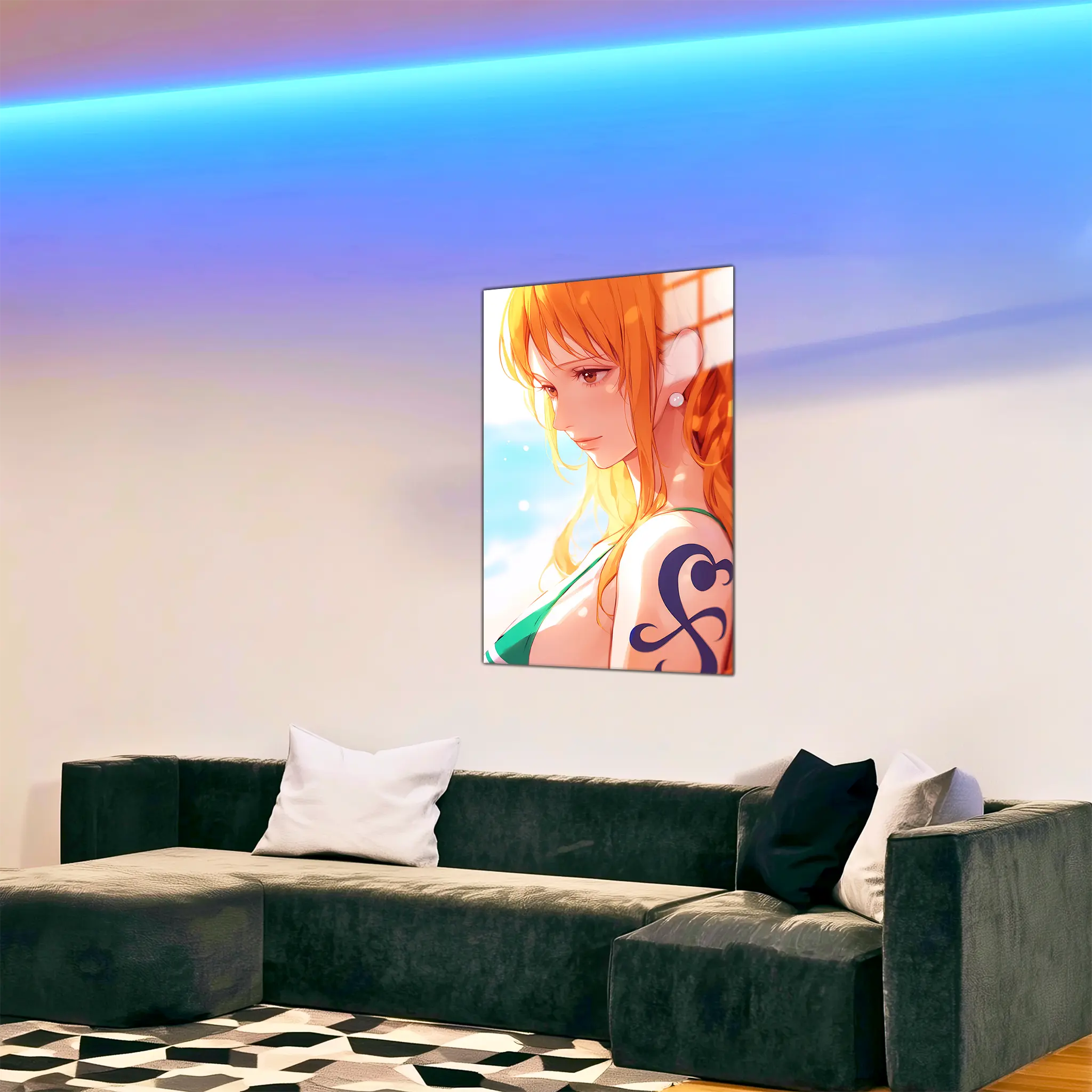 tableau-nami-one-piece-dans-le-salon | DreamWay