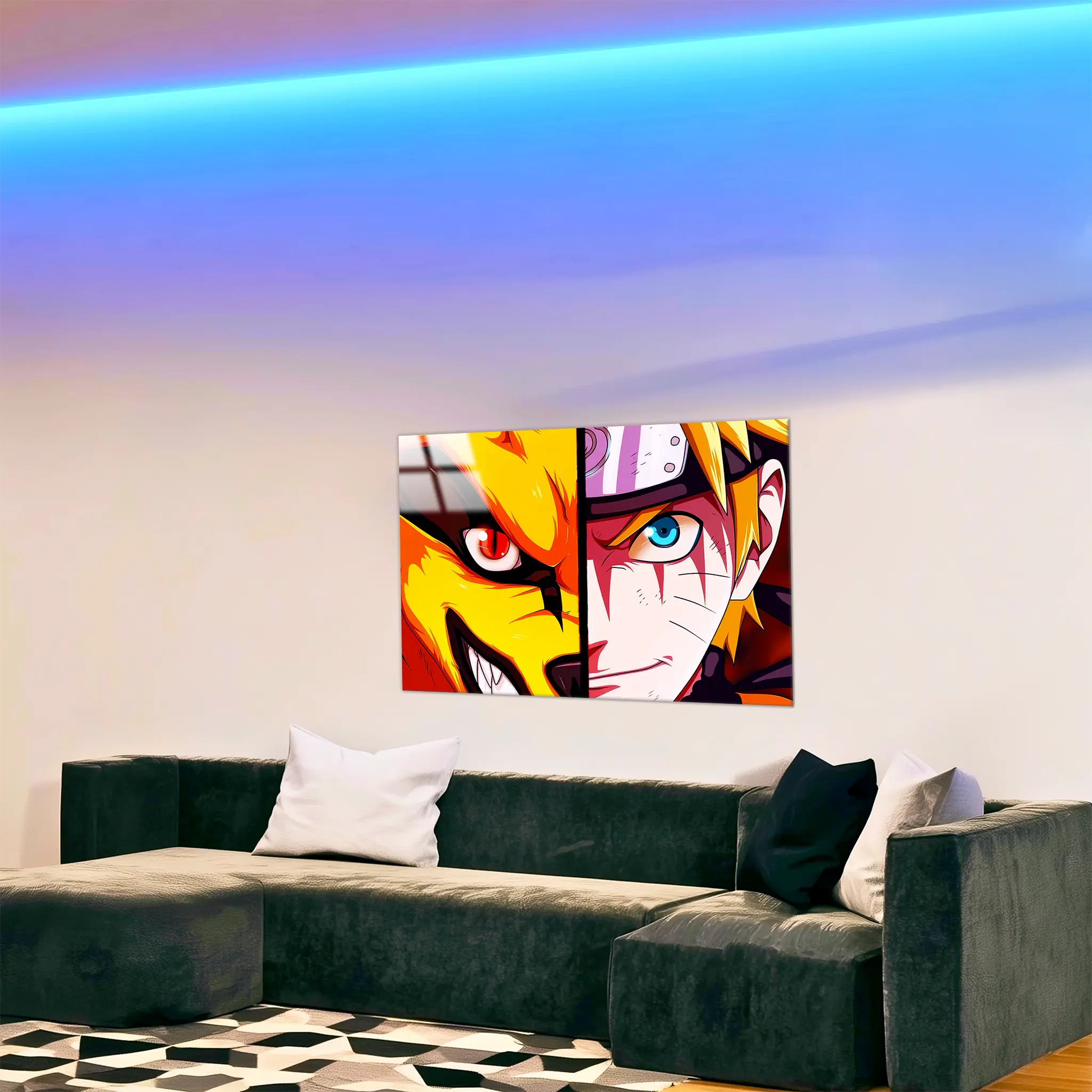 tableau-naruto-et-kurama-dans-le-salon | DreamWay