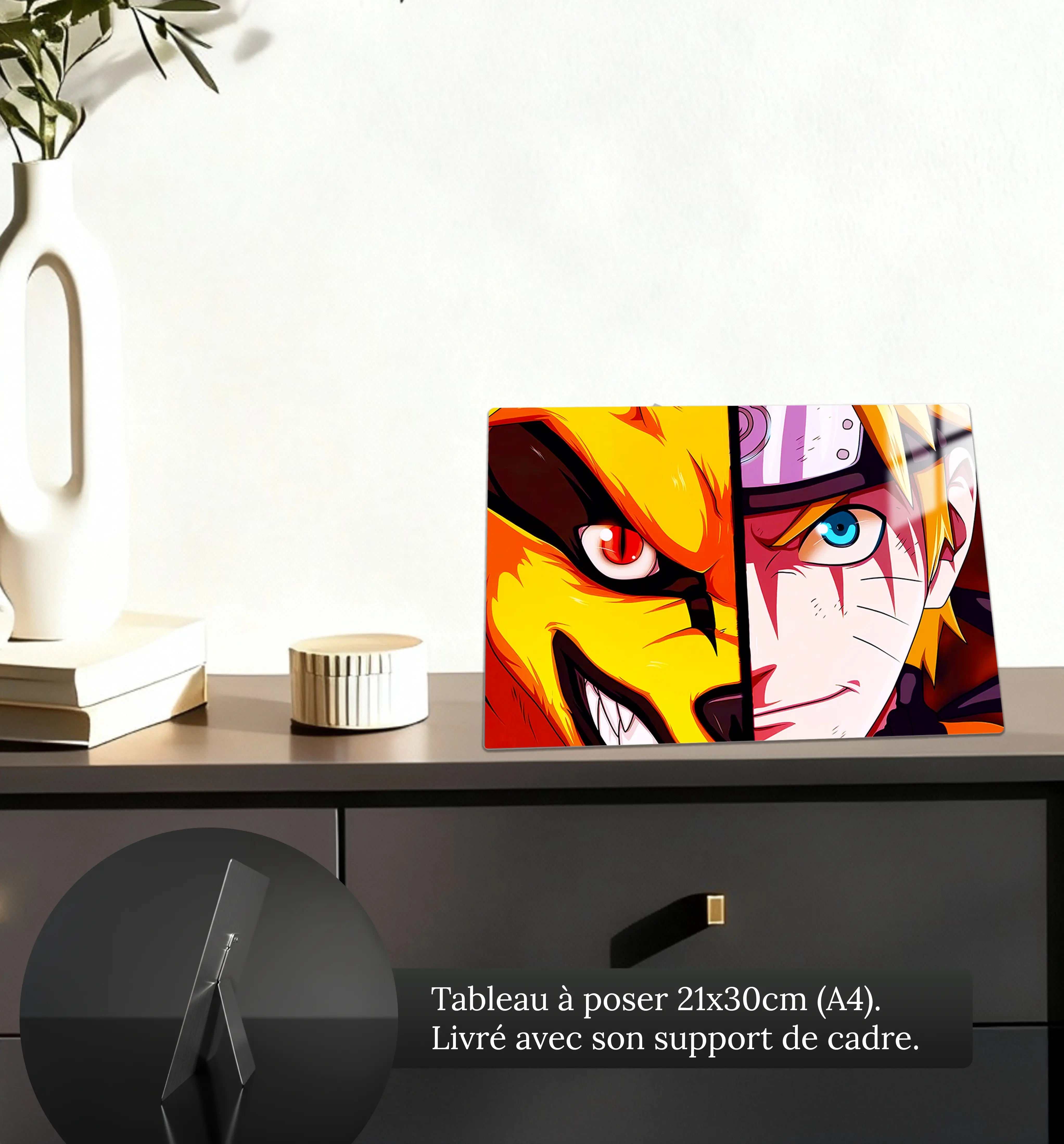 tableau-naruto-et-kurama-petit-format-a-poser-sur-meuble | DreamWay