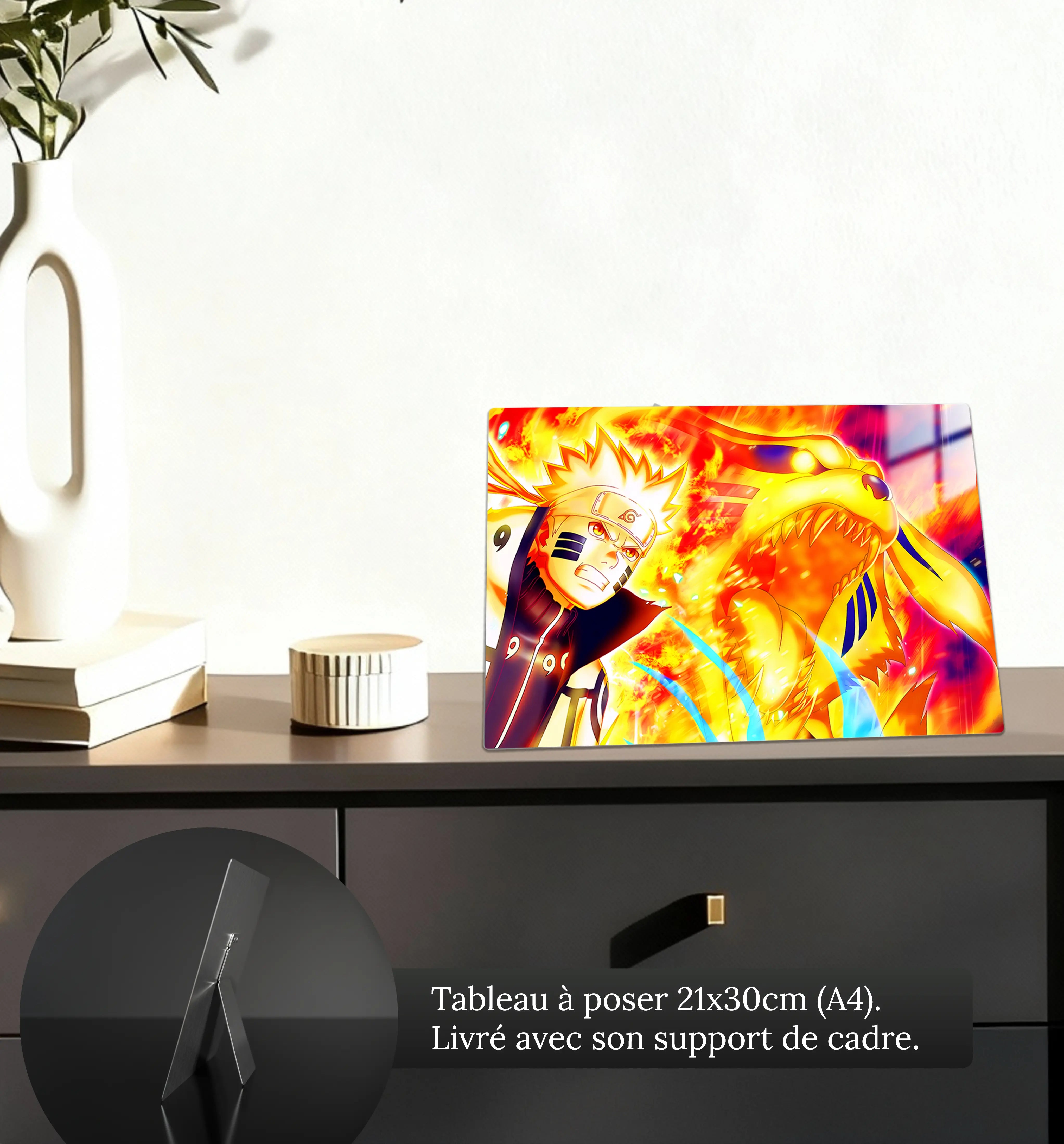 tableau-naruto-et-kurama-portrait-petit-format-a-poser-sur-meuble | DreamWay