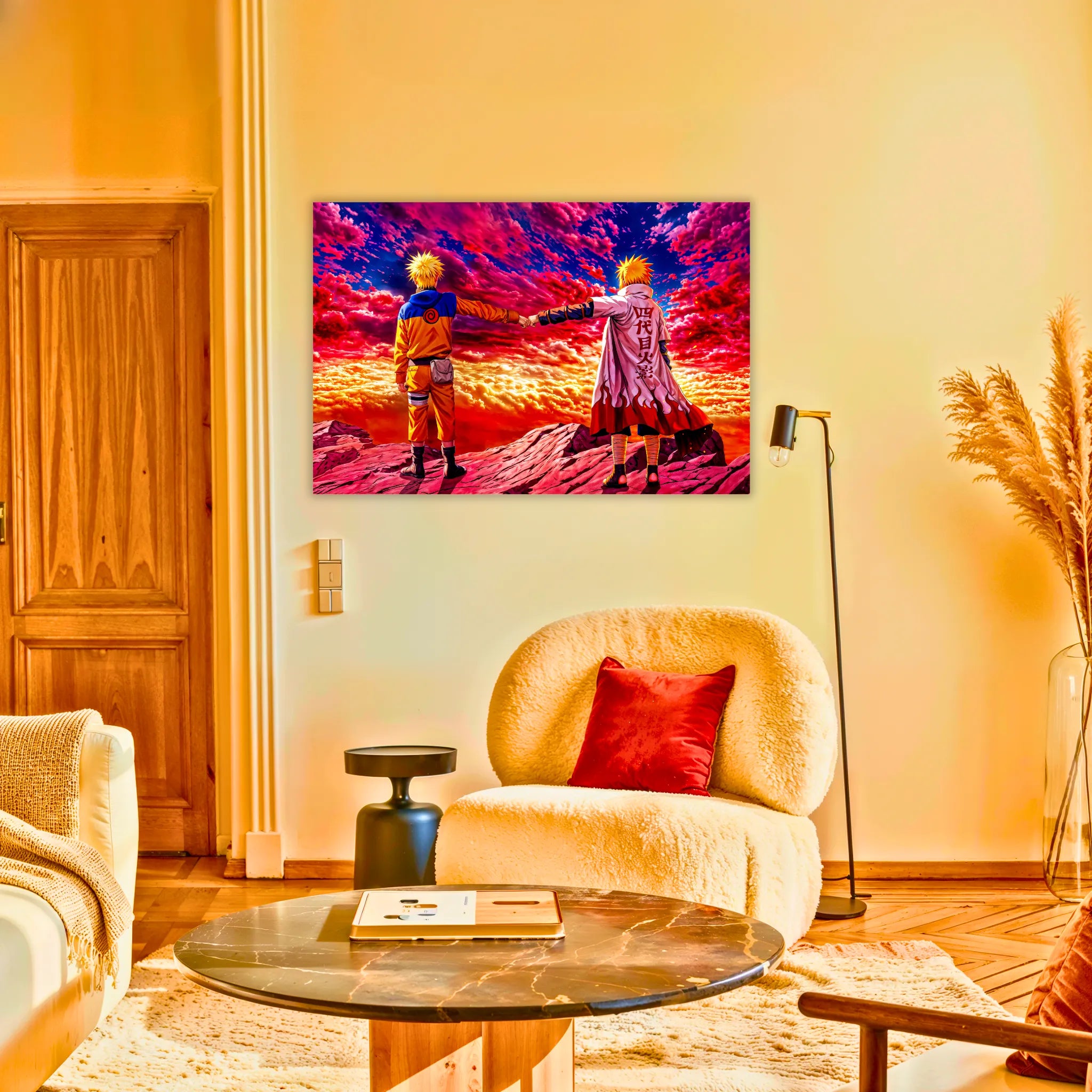 Tableau Naruto Et Minato Paysage