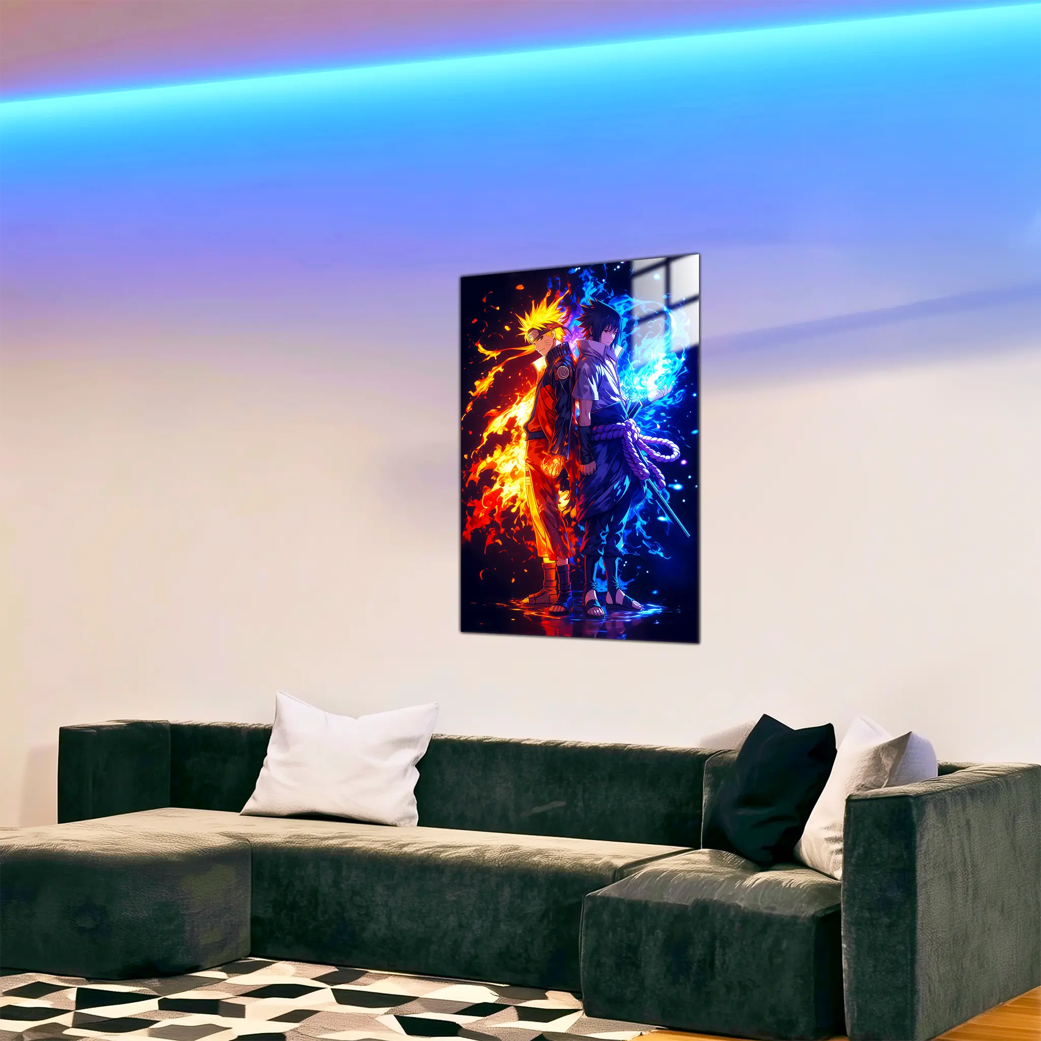 tableau-naruto-et-sasuke-dans-le-salon | DreamWay