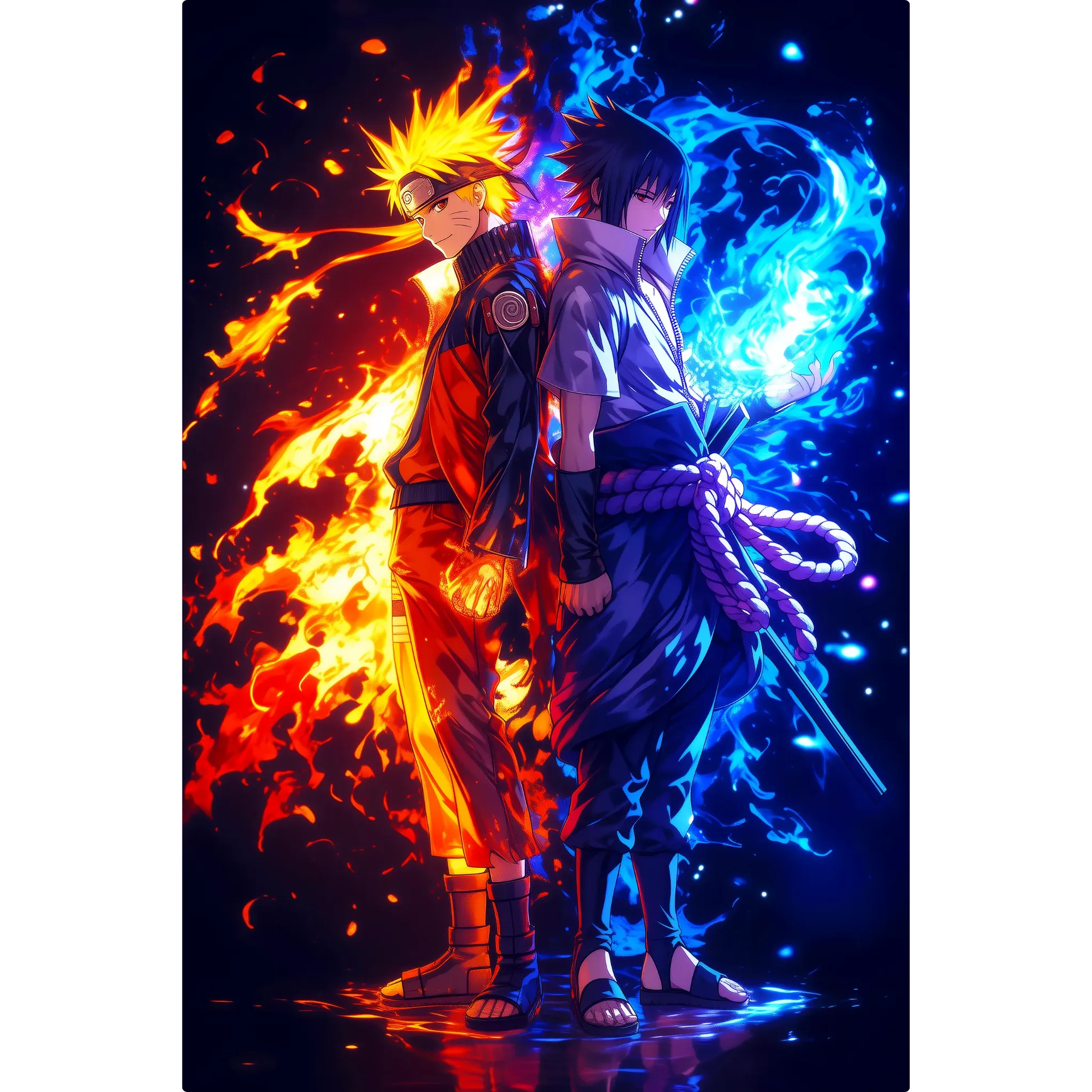 Tableau Naruto Et Sasuke