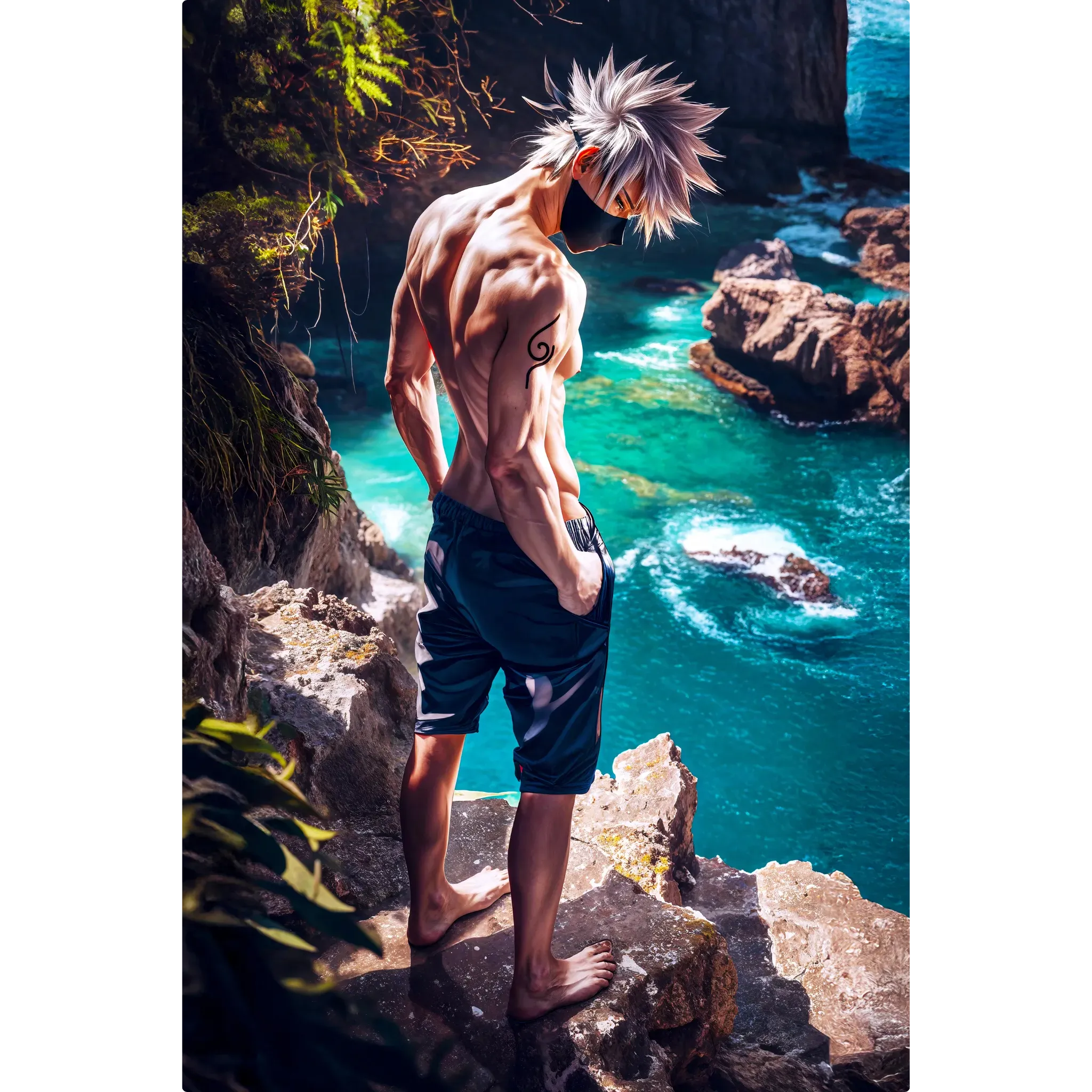Tableau Kakashi Falaise