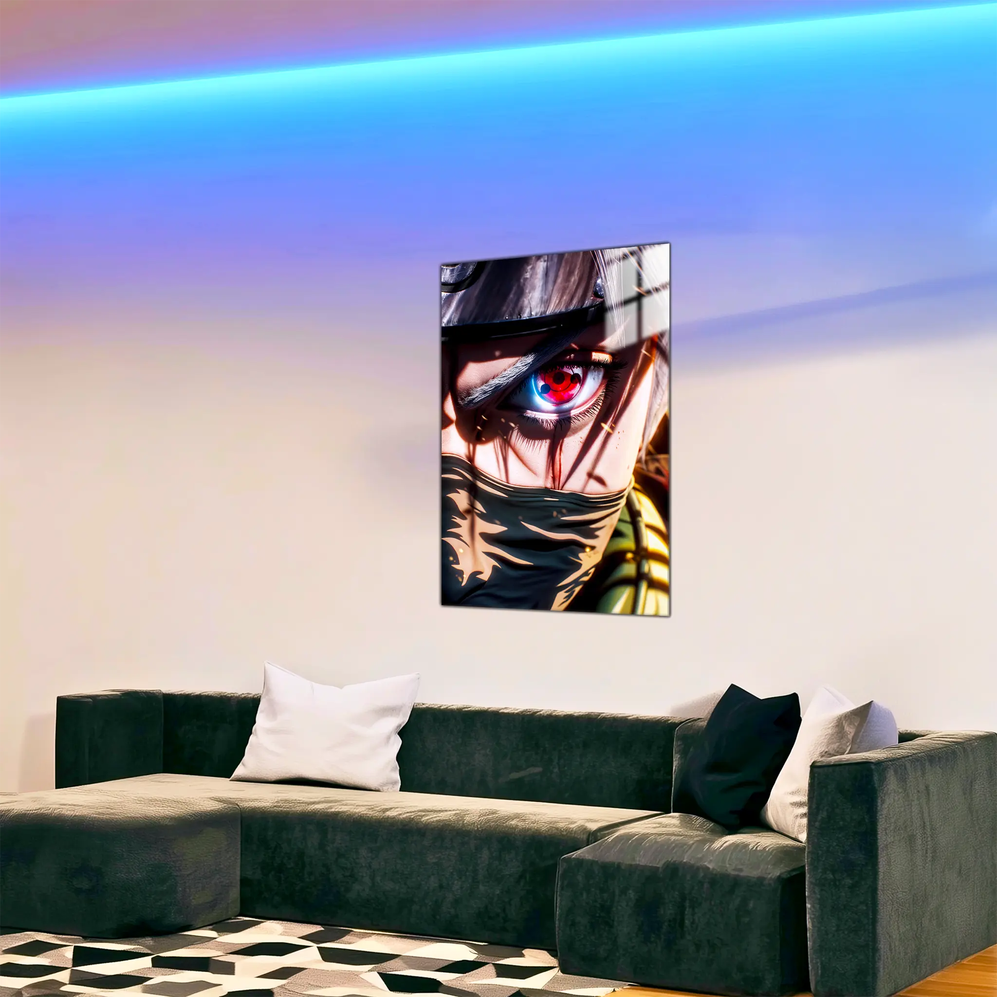 tableau-naruto-kakashi-oeil-dans-le-salon | DreamWay