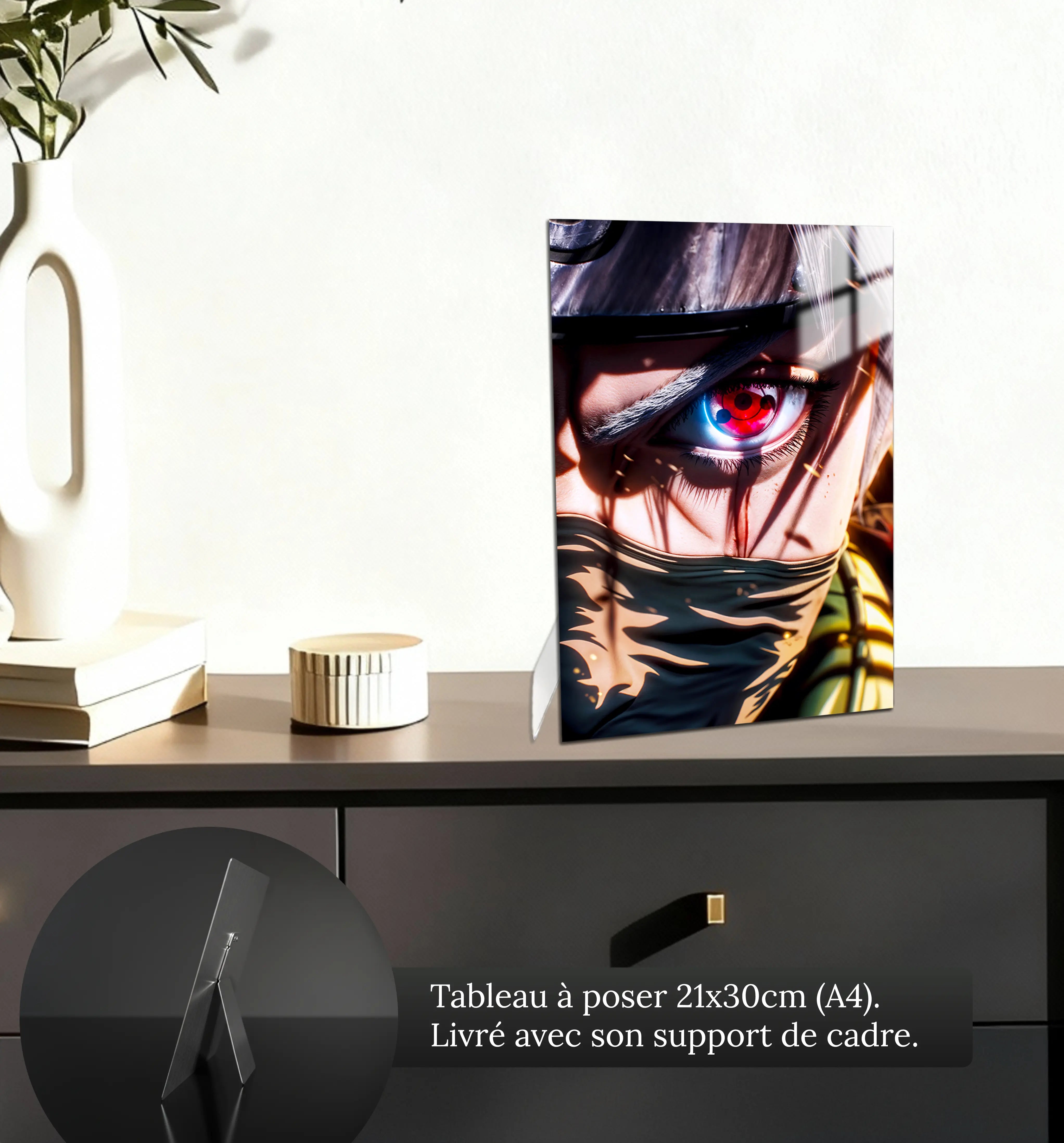 tableau-naruto-kakashi-oeil-petit-format-a-poser-sur-meuble | DreamWay