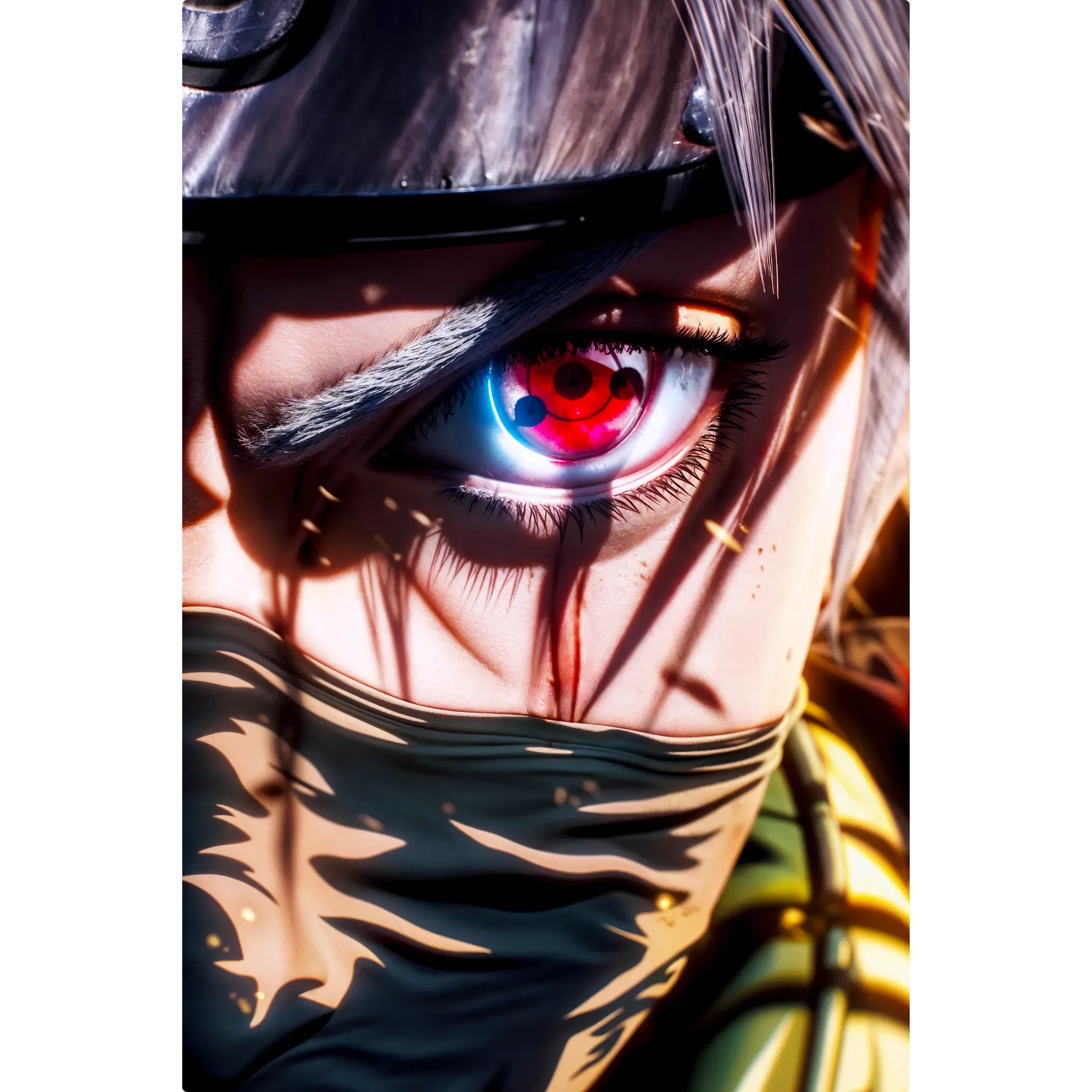 Tableau Kakashi Œil