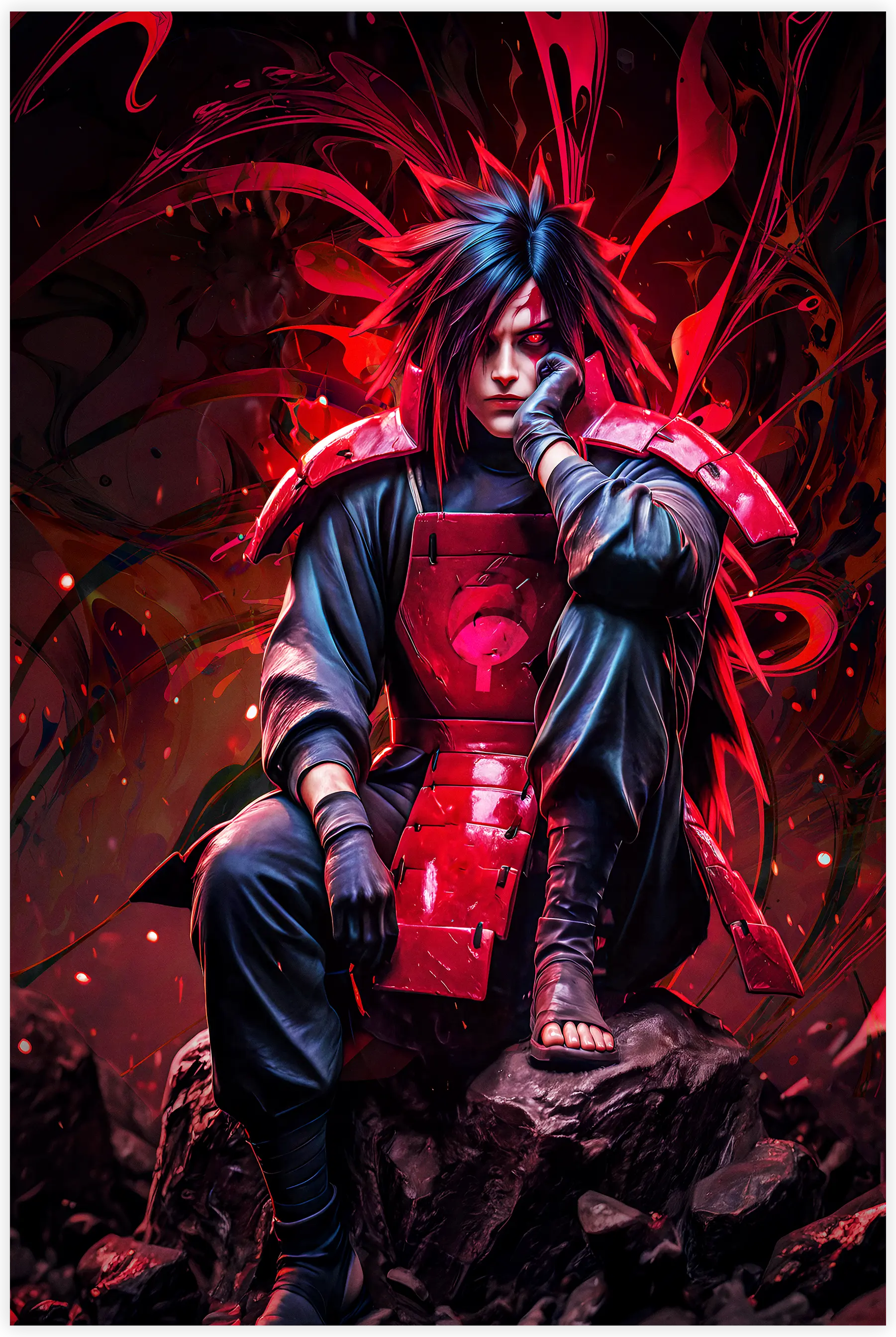 tableau-naruto-madara-uchiha-portrait | DreamWay