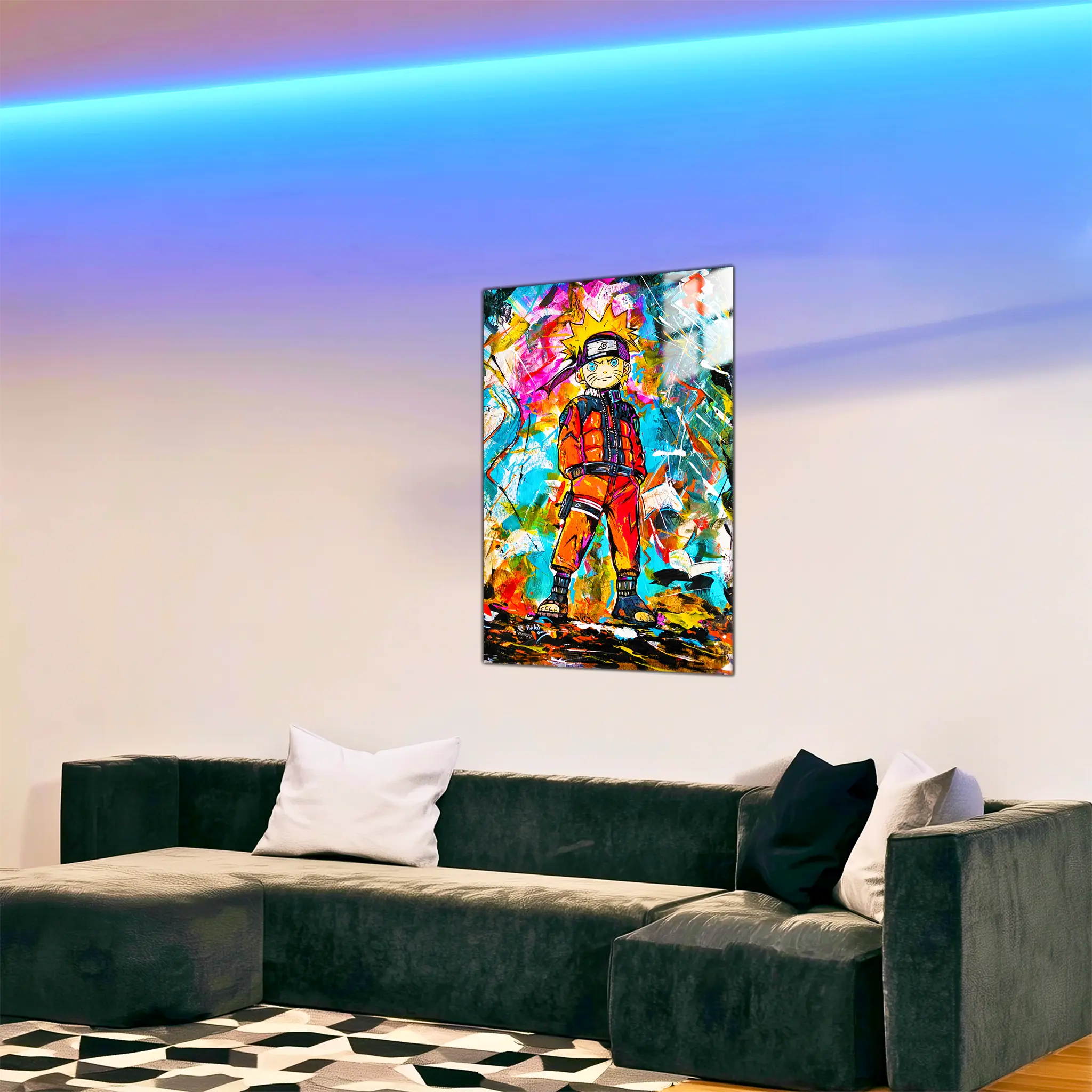 tableau-naruto-pop-art-dans-le-salon | DreamWay