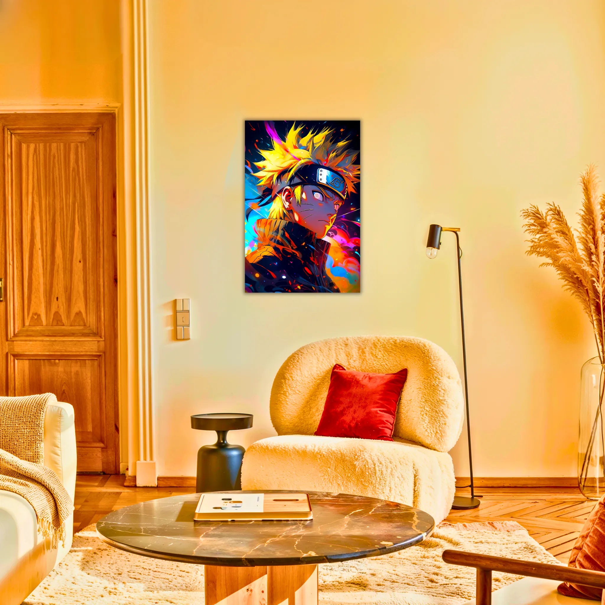 Tableau Naruto Portrait Coloré