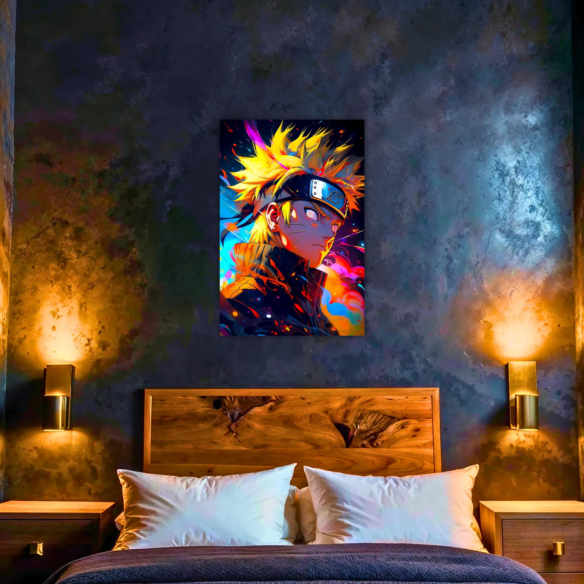 Tableau Naruto Portrait Coloré