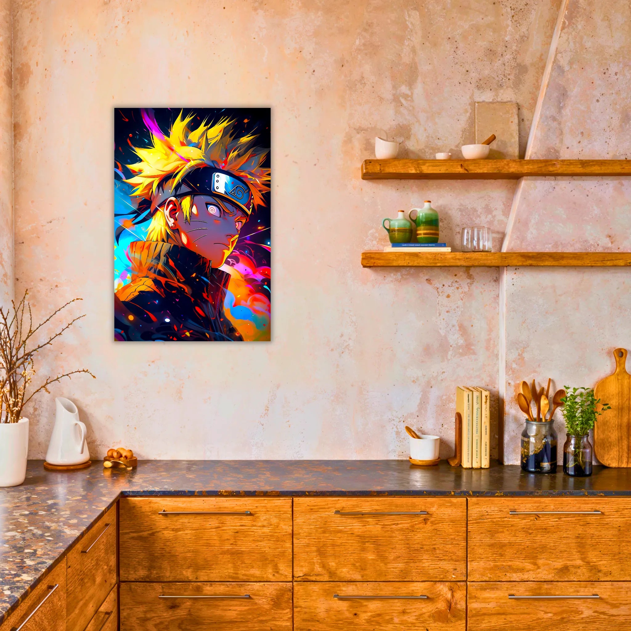 Tableau Naruto Portrait Coloré