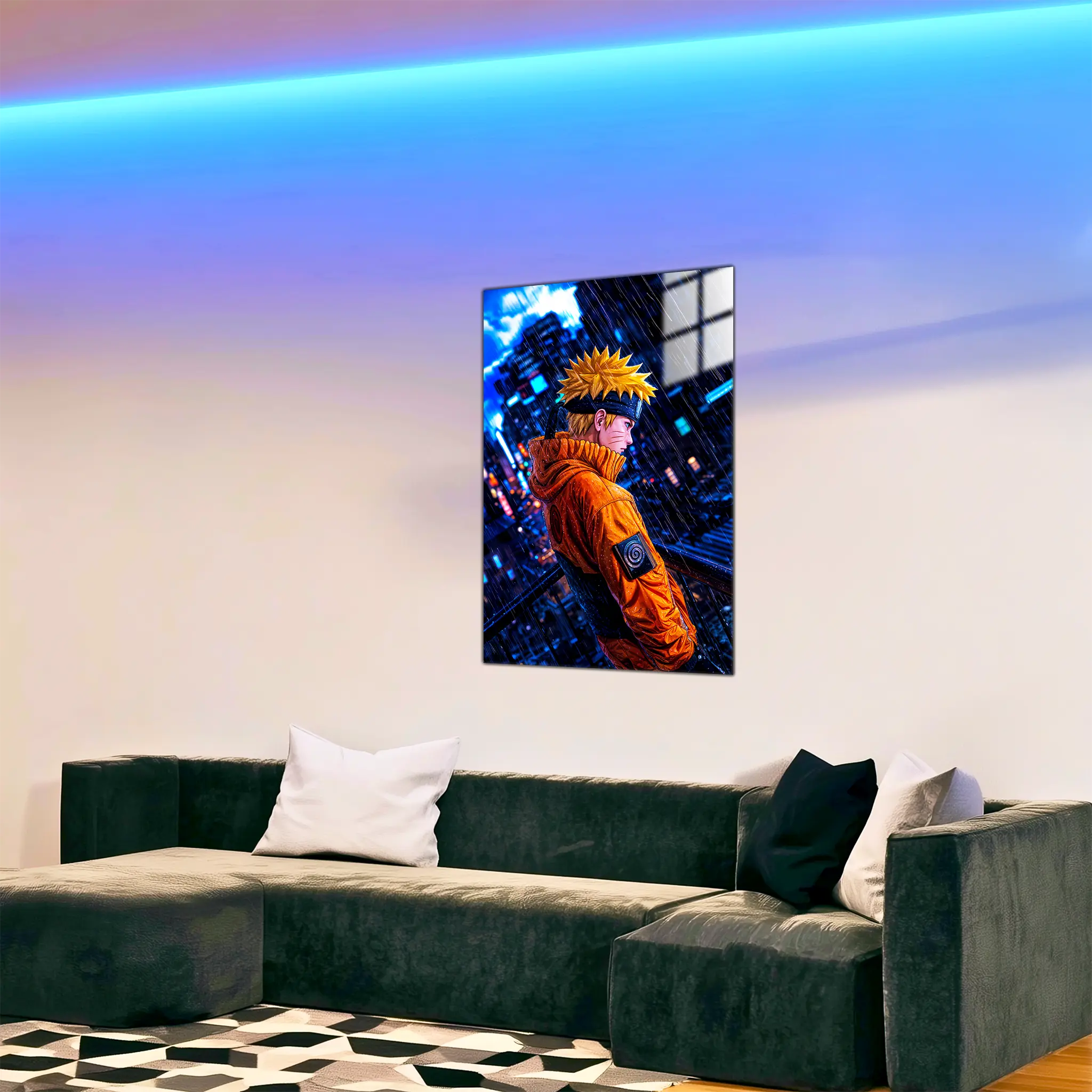tableau-naruto-village-ame-dans-le-salon | DreamWay