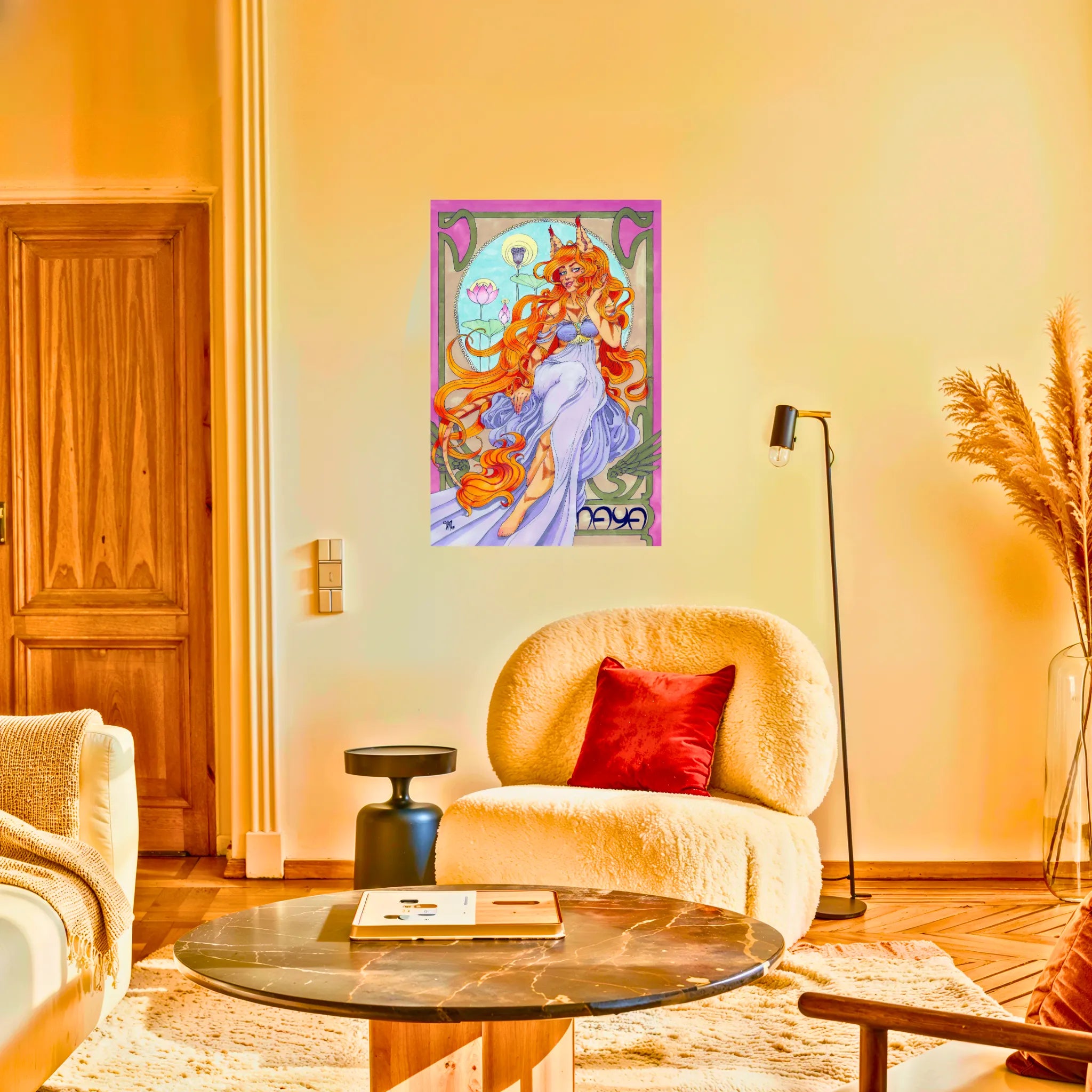 tableau-naya-volupte-feline-au-salon | DreamWay
