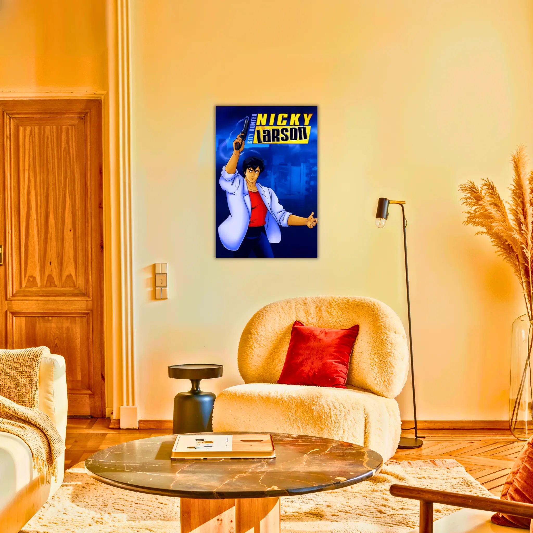 Tableau Nicky Larson Portrait Affiche