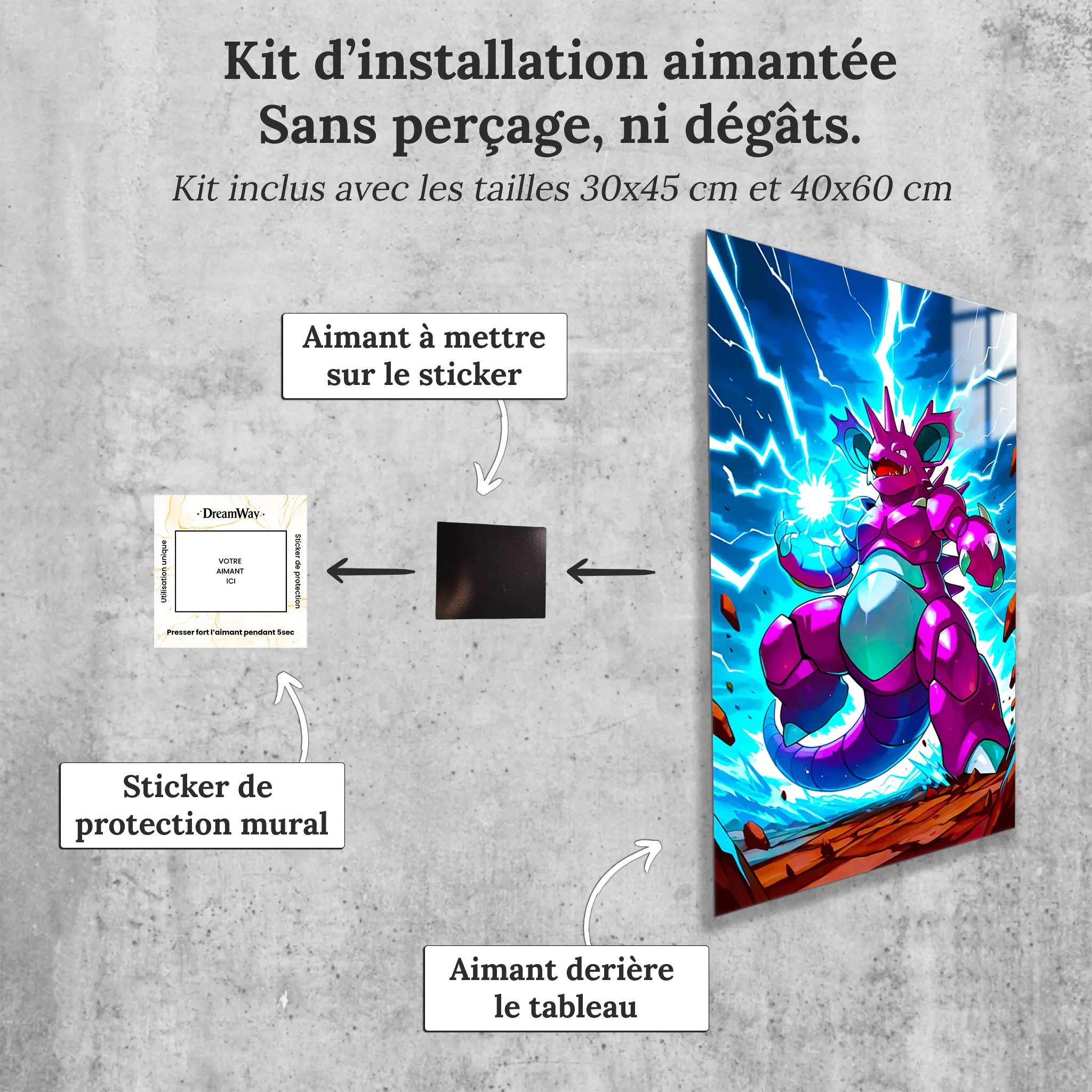 tableau-nidoking-attaque-avec-installation-aimantee | DreamWay