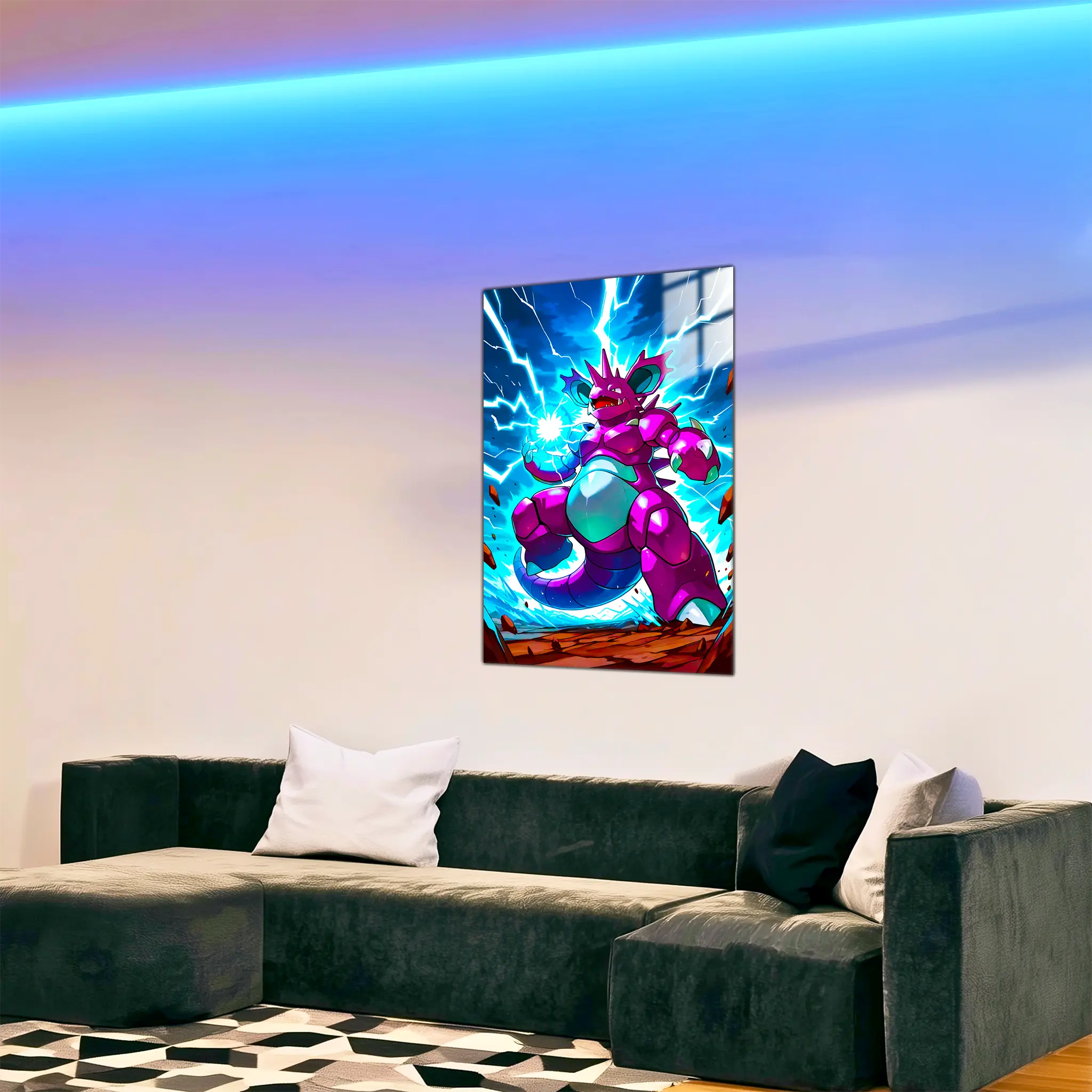 tableau-nidoking-attaque-dans-le-salon | DreamWay