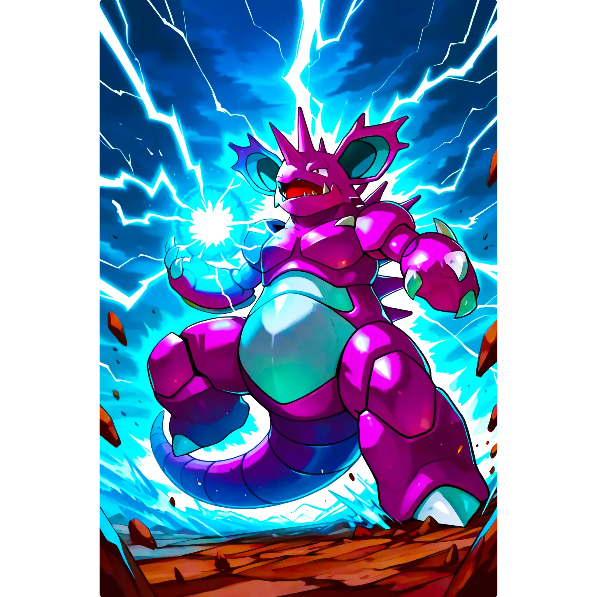 Tableau Nidoking Attaque