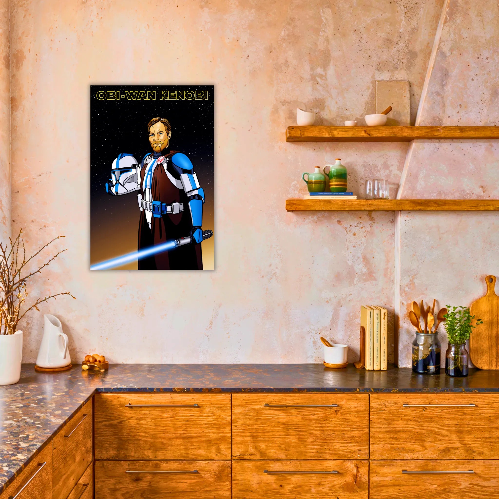 Tableau Obi Wan Kenobi Portrait