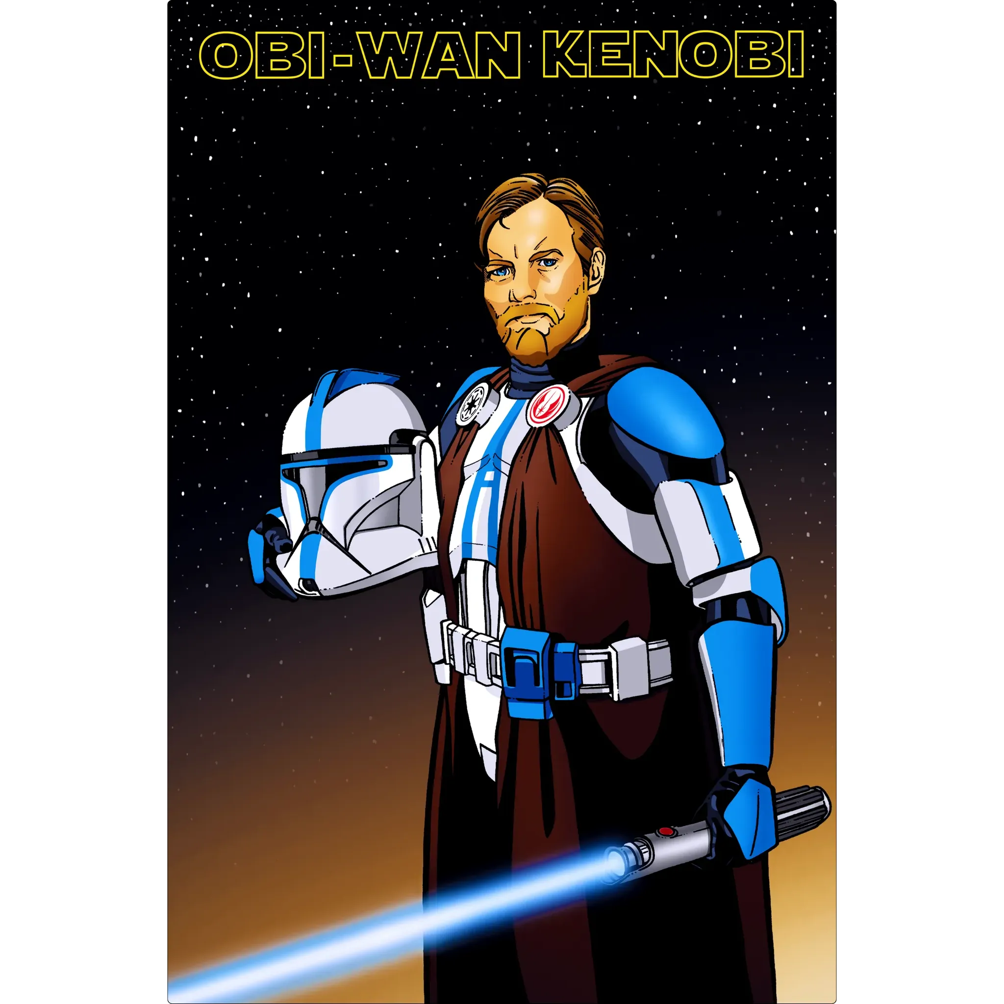 Tableau Obi Wan Kenobi Portrait