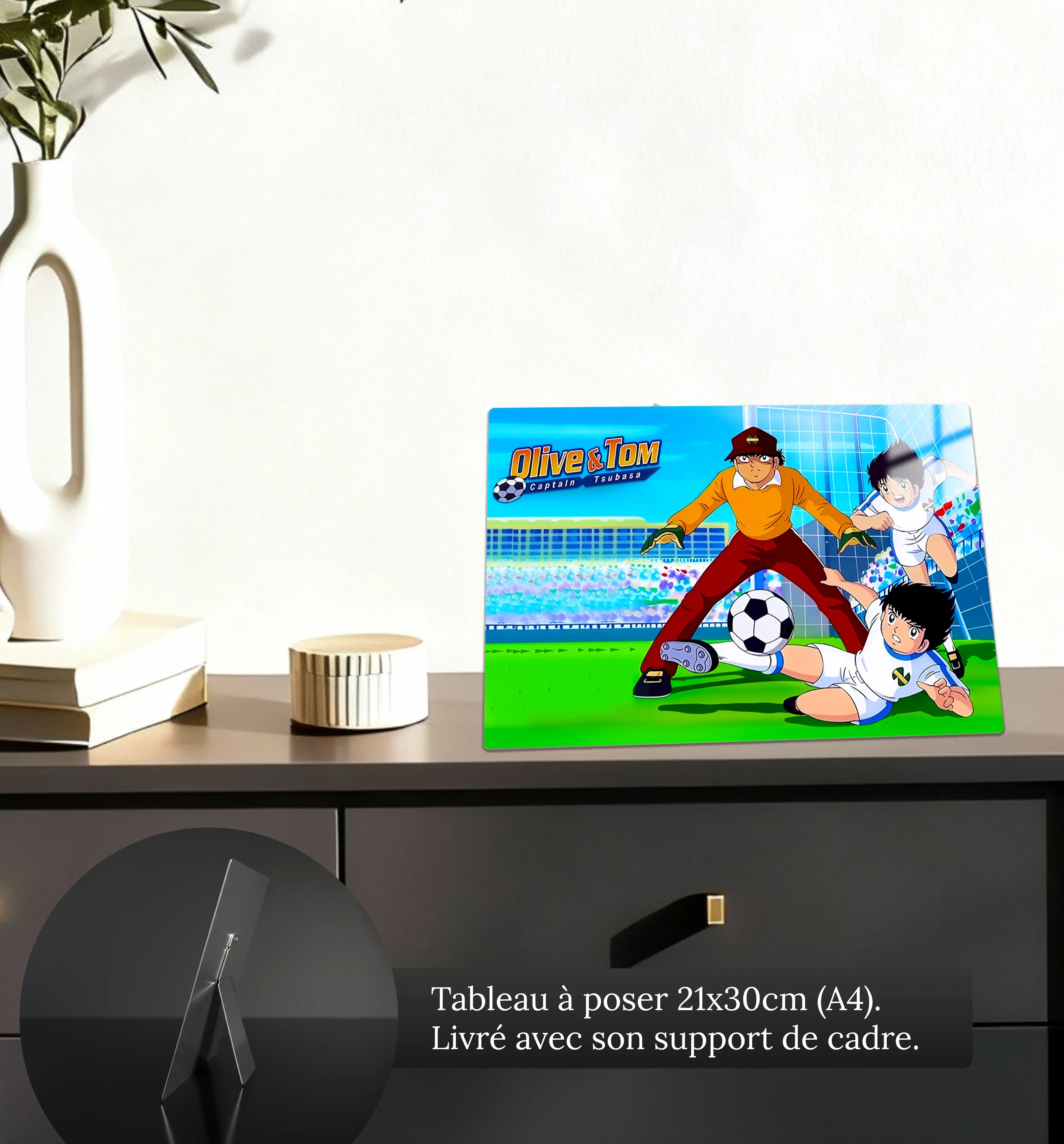 tableau-olive-et-tom-la-rencontre-petit-format-a-poser-sur-meuble | DreamWay