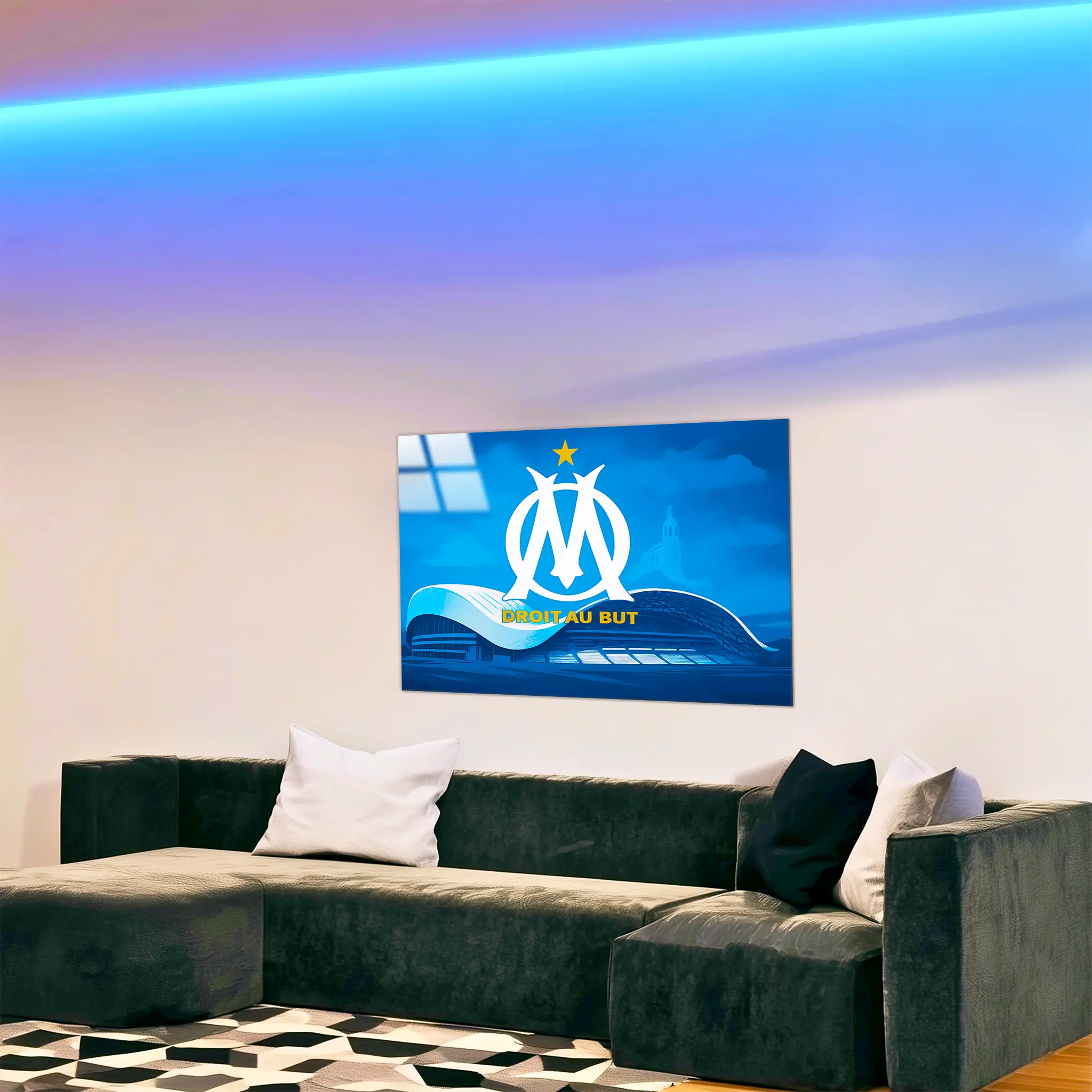 tableau-om-velodrome-dans-le-salon | DreamWay