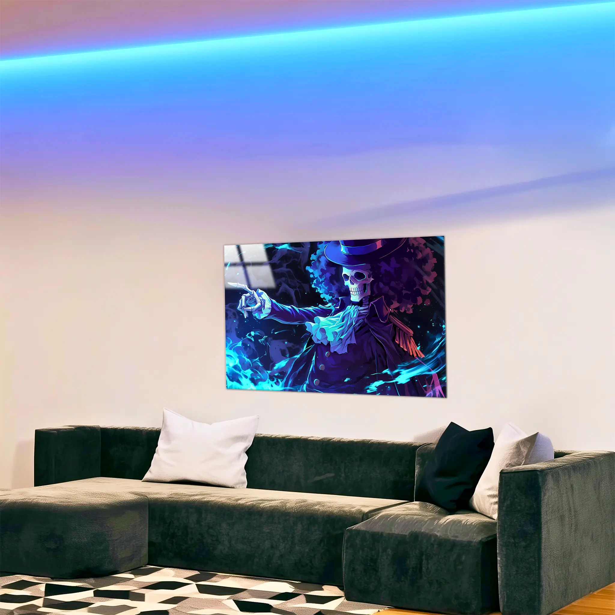 tableau-one-piece-brook-dans-le-salon | DreamWay