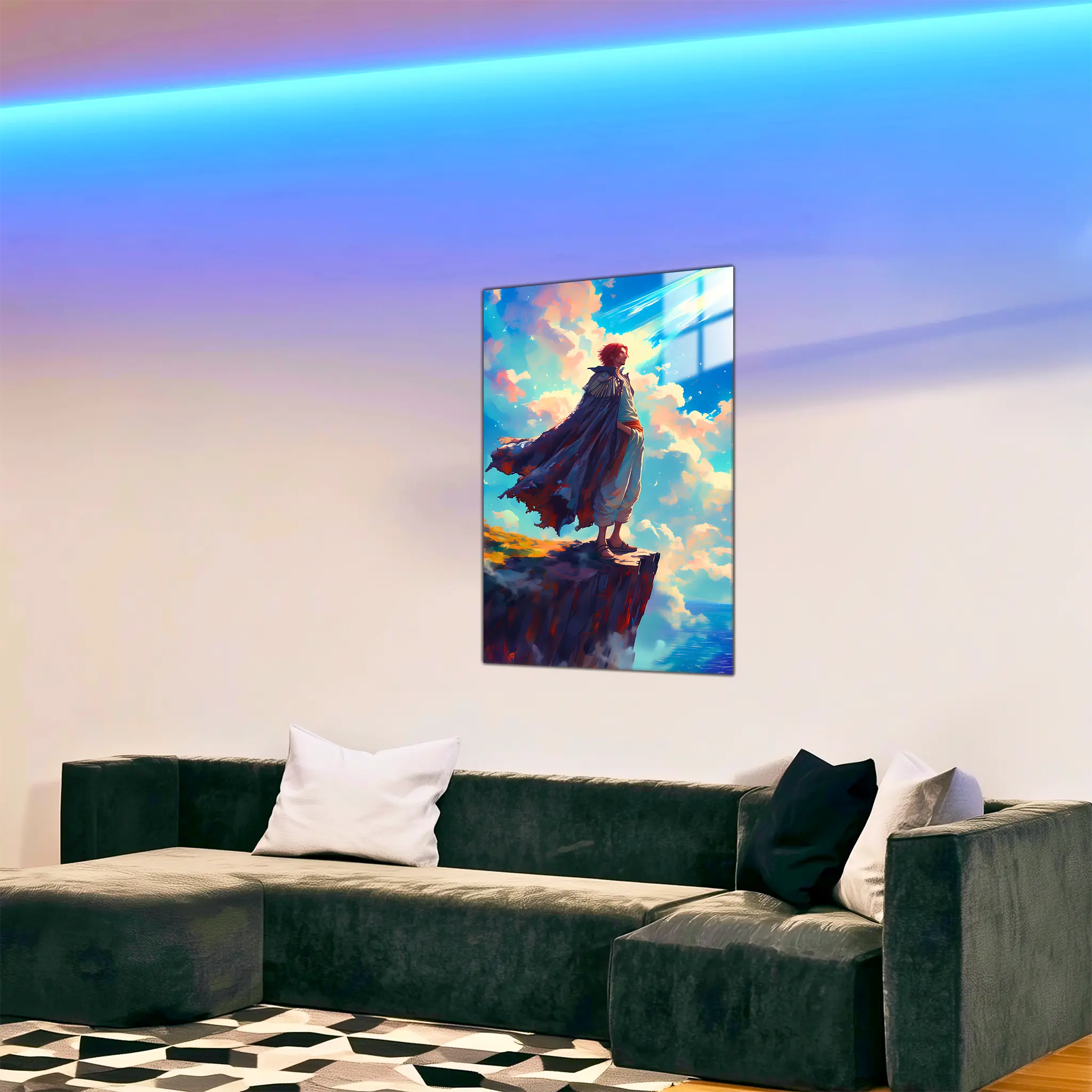 tableau-one-piece-epic-shanks-dans-le-salon | DreamWay