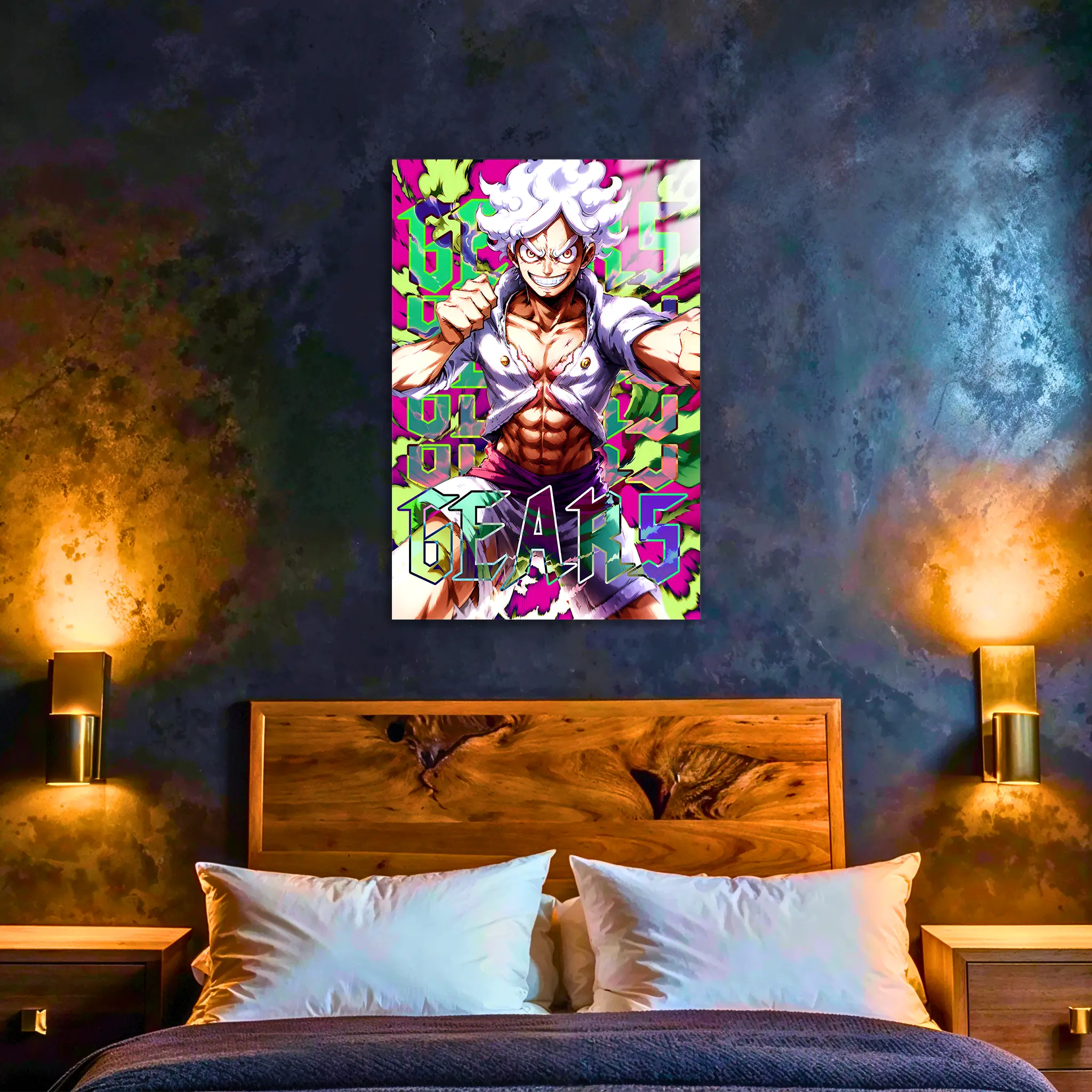 tableau-one-piece-gear-5-colore-dans-la-chambre | DreamWay