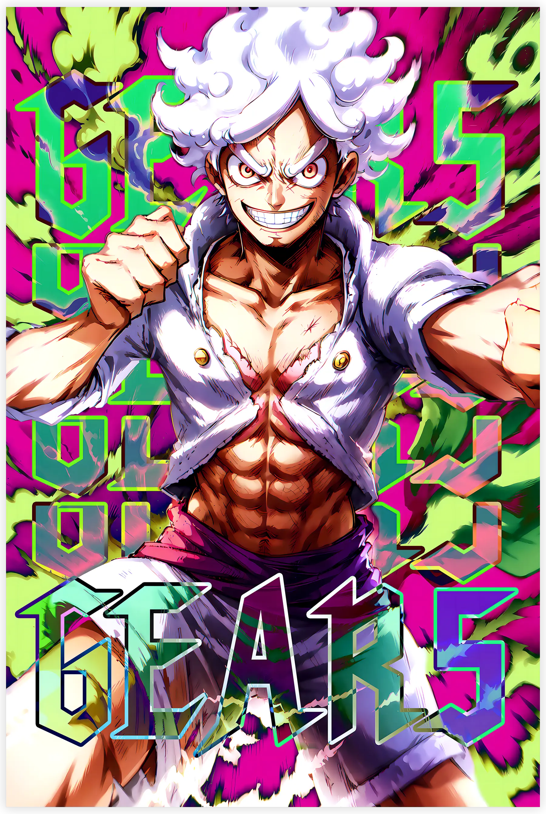 tableau-one-piece-gear-5-colore | DreamWay