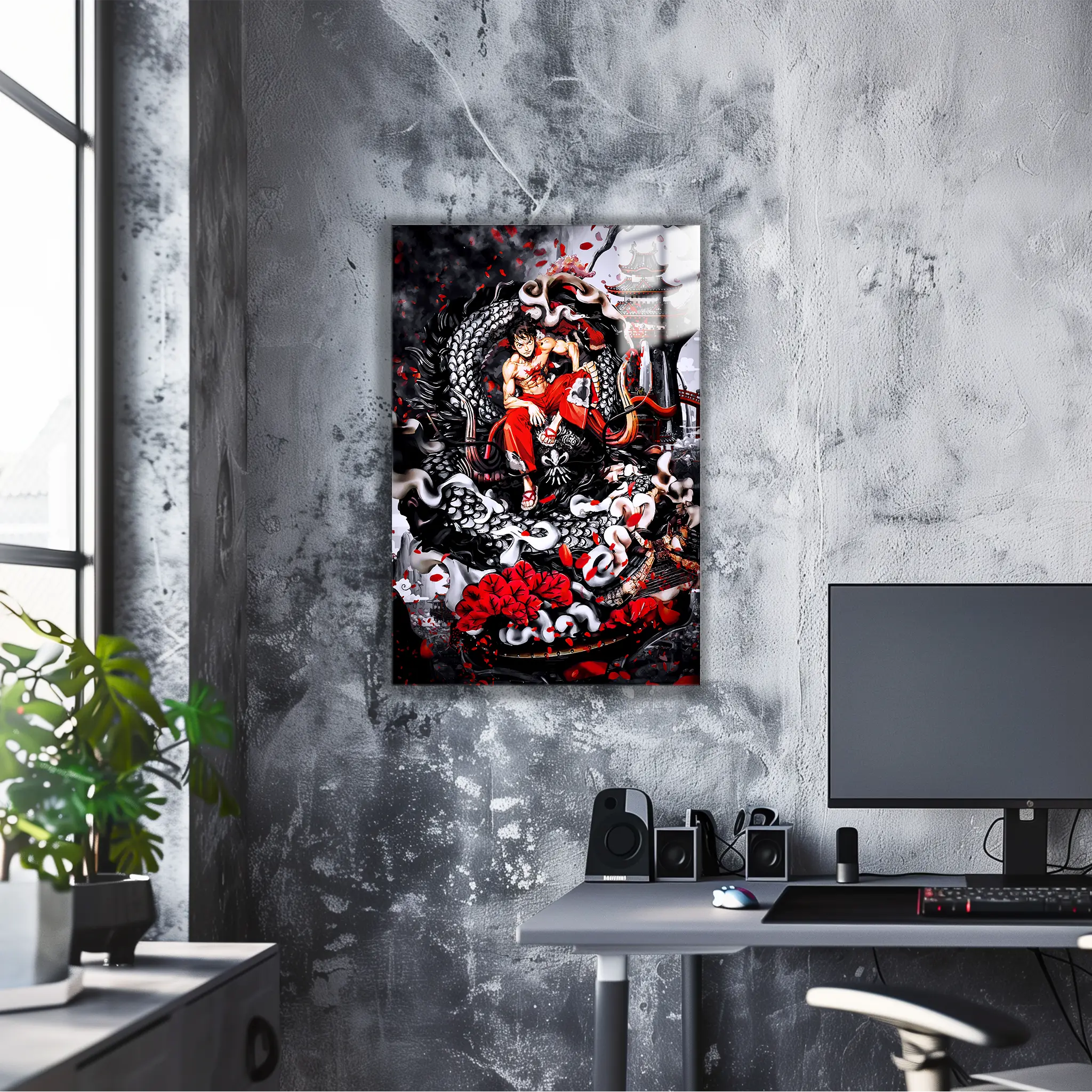 tableau-one-piece-luffy-le-roi-des-pirates | DreamWay