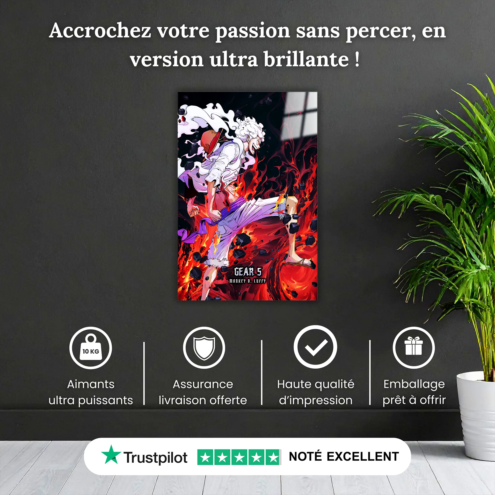 tableau-one-piece-monkey-d-luffy-gear-5-pourquoi-acheter | DreamWay