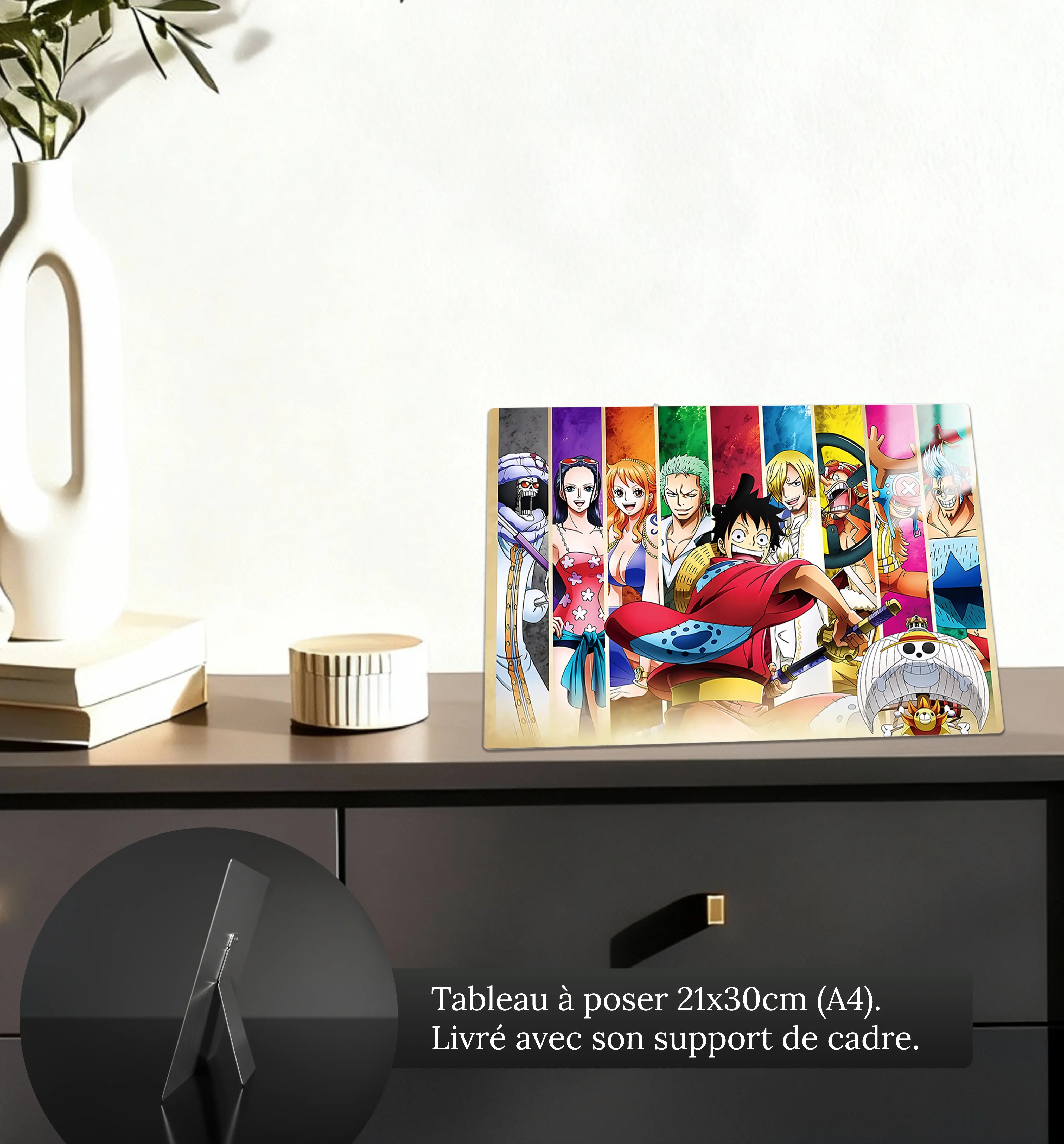 tableau-one-piece-mugiwara-petit-format-a-poser-sur-meuble | DreamWay