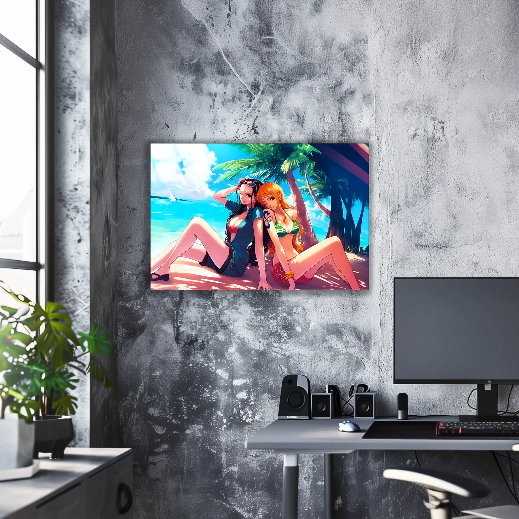 tableau-one-piece-nami-et-robin | DreamWay