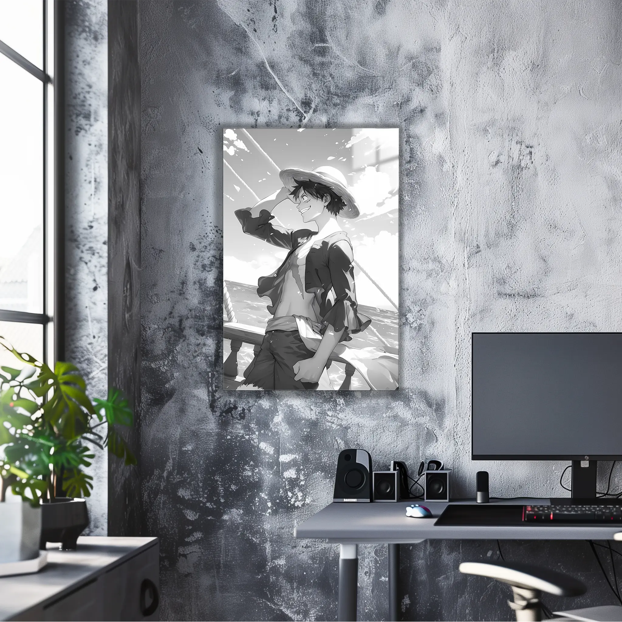 tableau-one-piece-noir-et-blanc | DreamWay