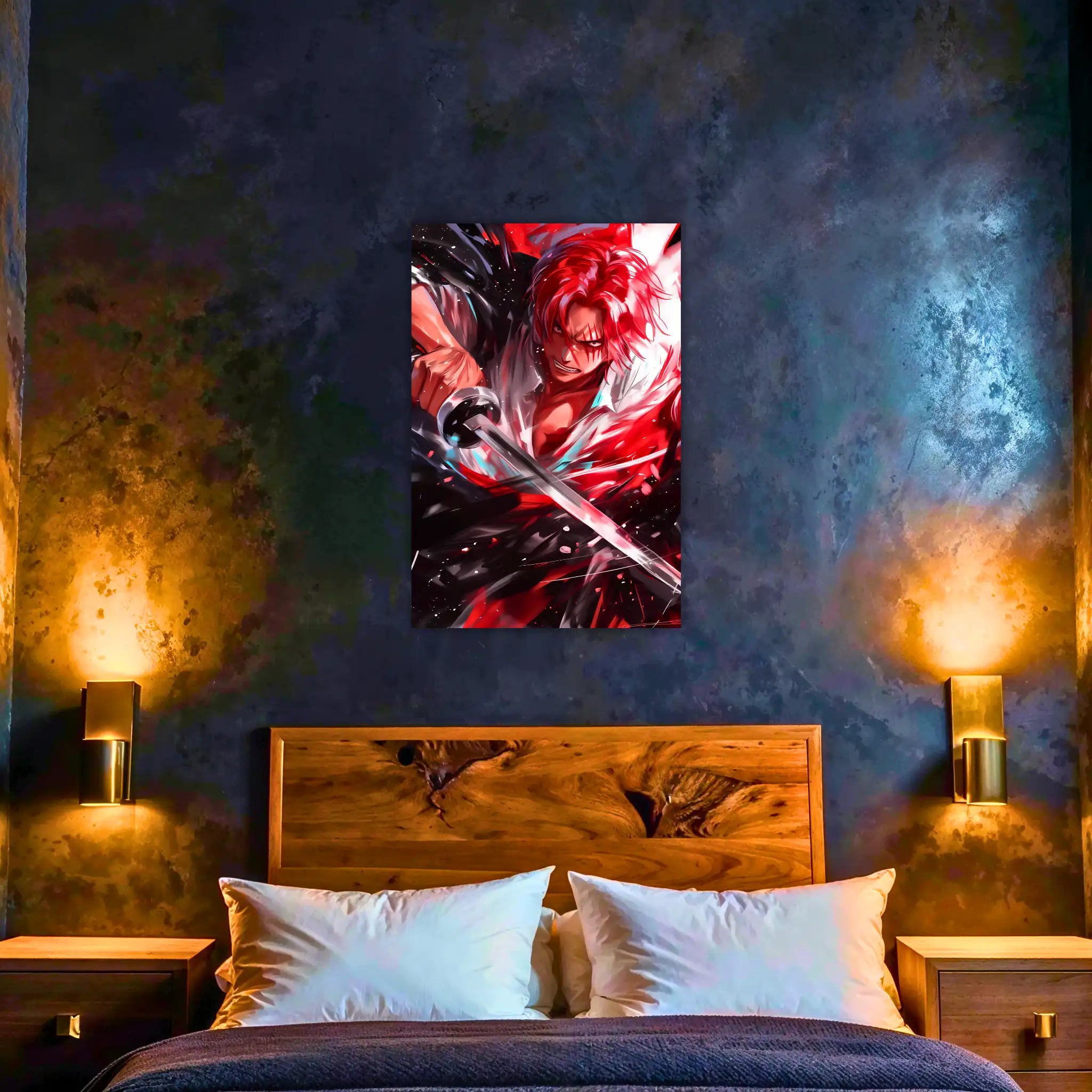 Tableau One Piece Shanks le Roux