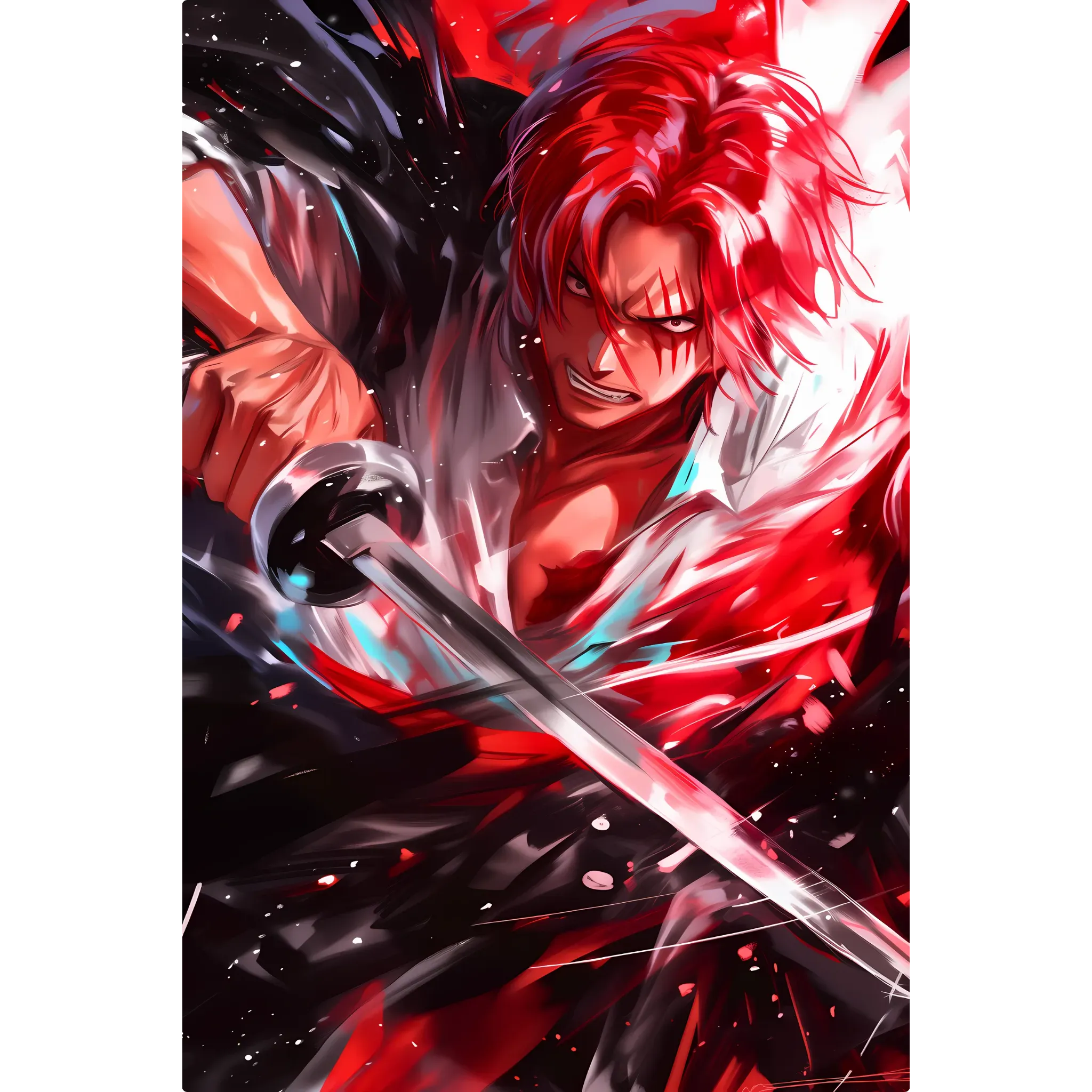 Tableau One Piece Shanks le Roux
