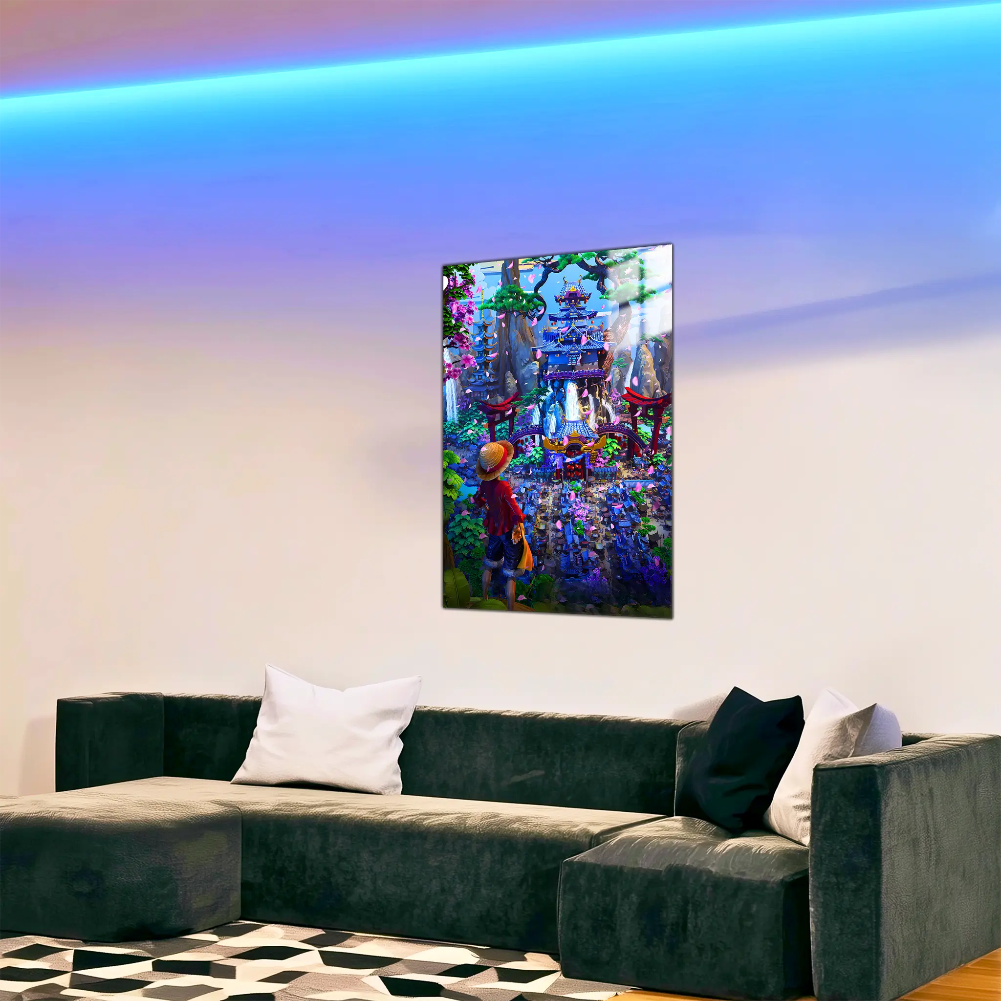 tableau-one-piece-wano-dans-le-salon | DreamWay