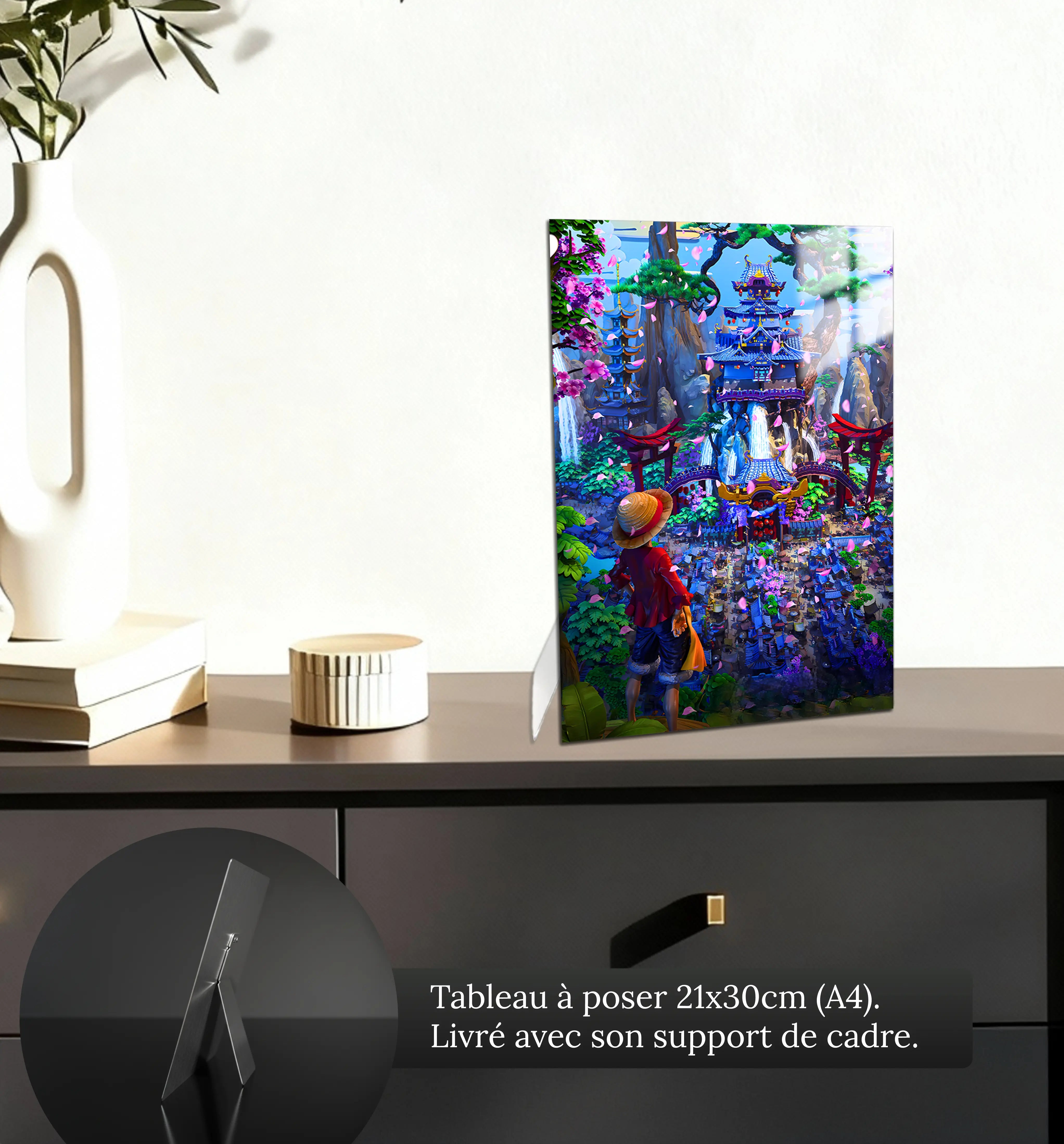 tableau-one-piece-wano-petit-format-a-poser-sur-meuble | DreamWay