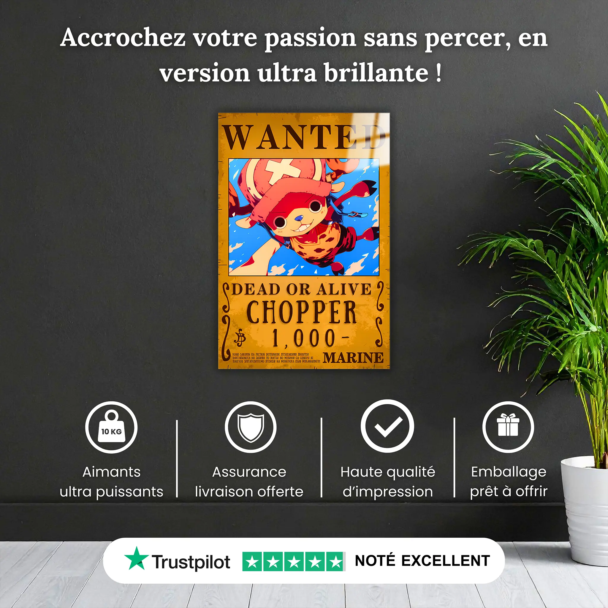 tableau-one-piece-wanted-Chopper-pourquoi-acheter | DreamWay