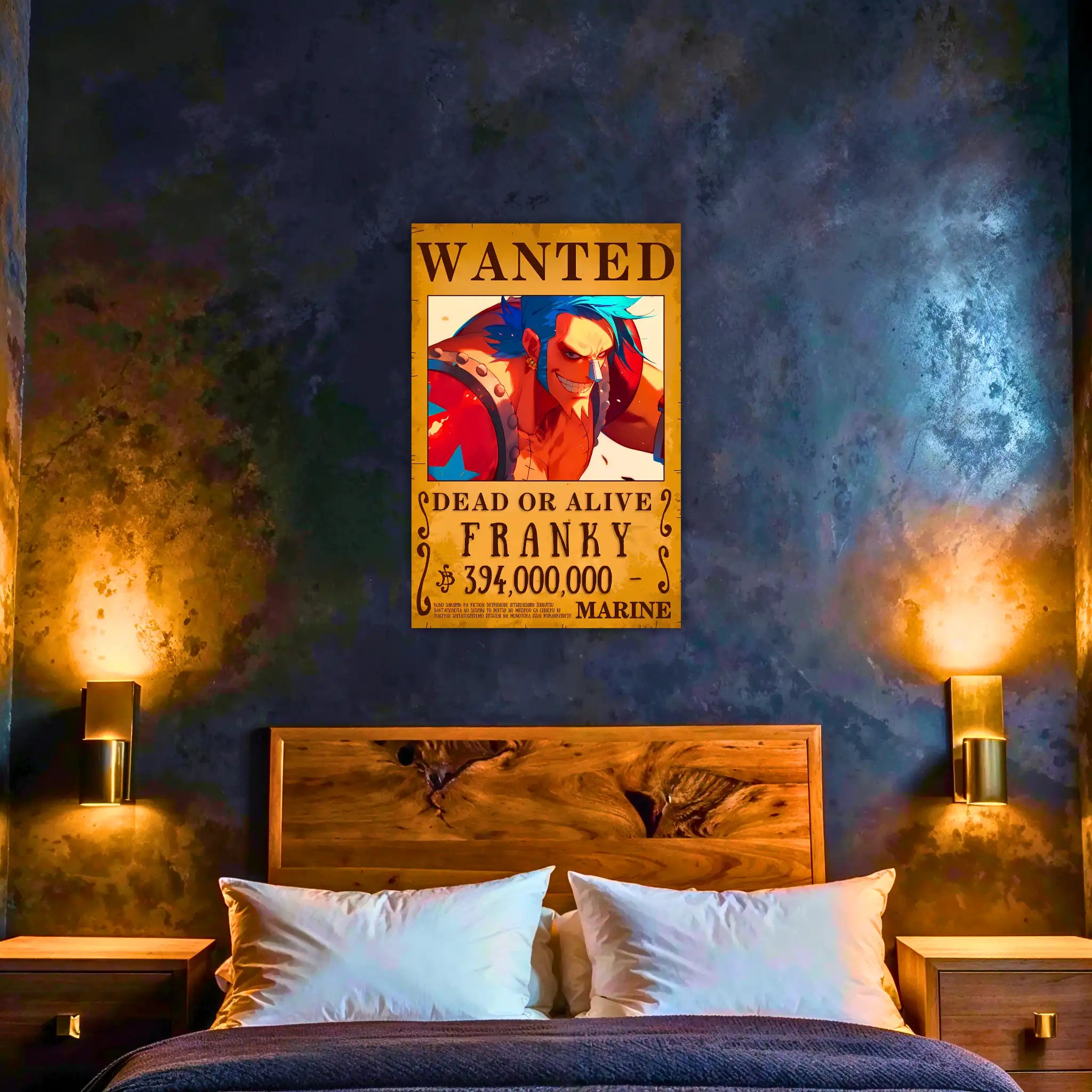 Tableau One Piece Wanted Franky