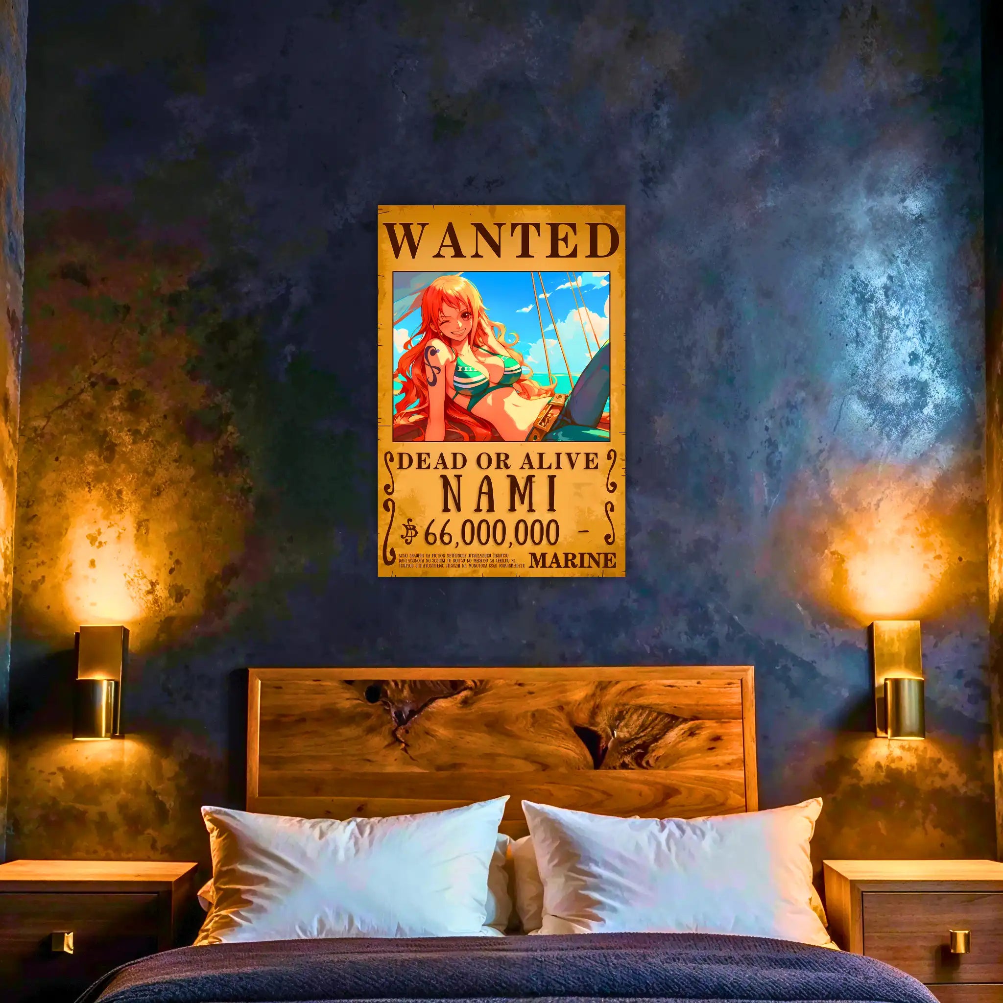 Tableau One Piece Wanted Nami