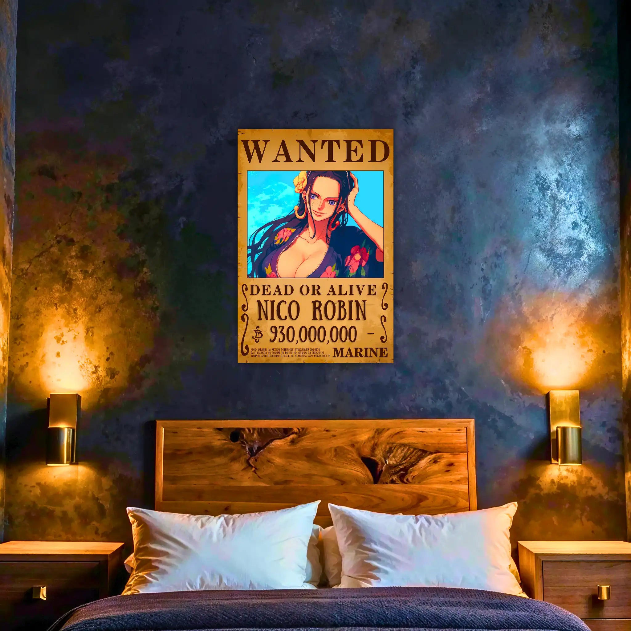 Tableau One Piece Wanted Nico Robin