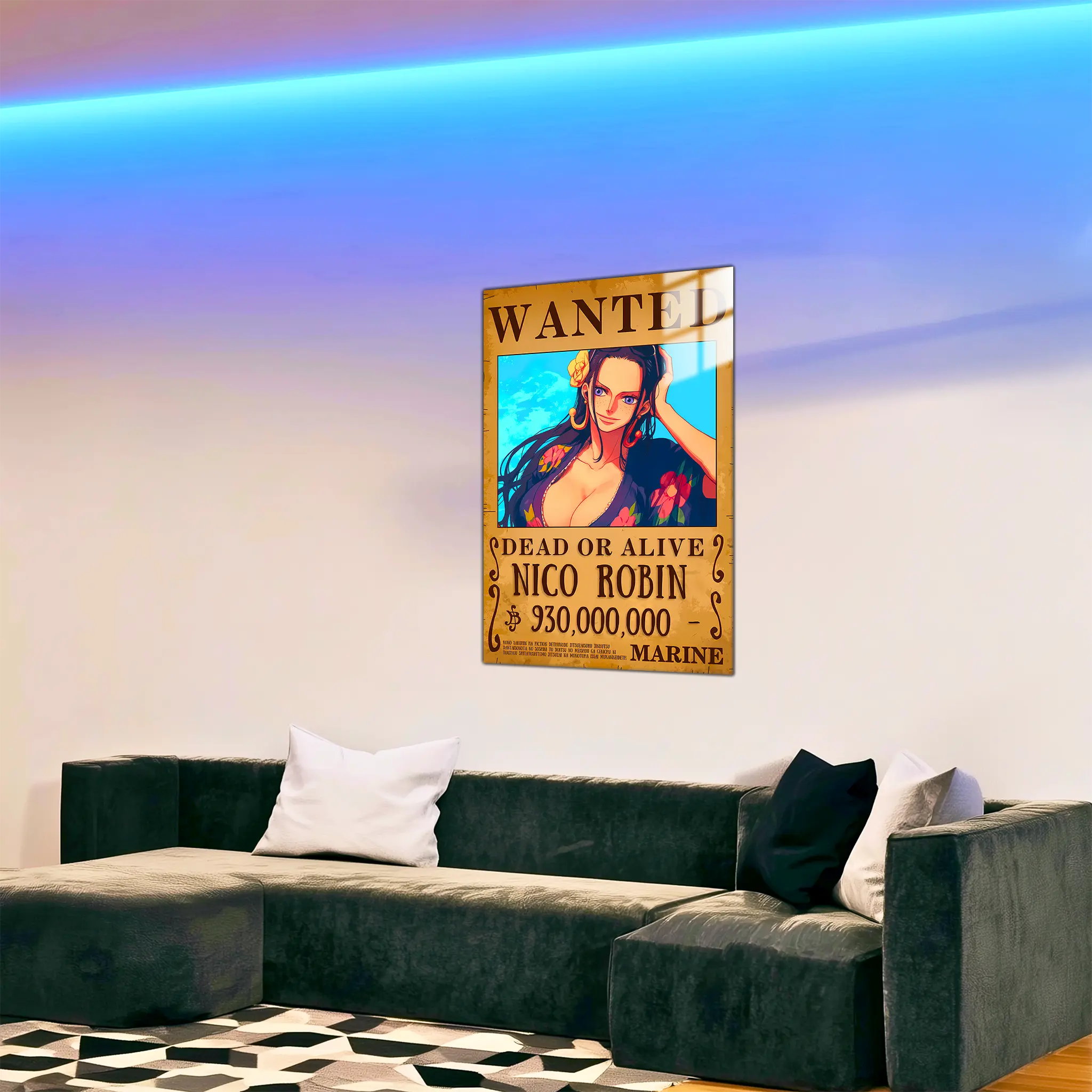 tableau-one-piece-wanted-Nico-Robin-dans-le-salon | DreamWay