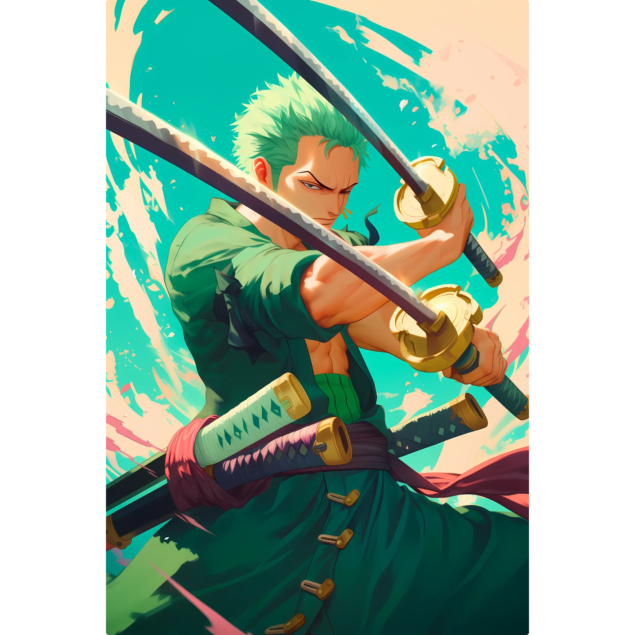 Tableau One Piece Zoro